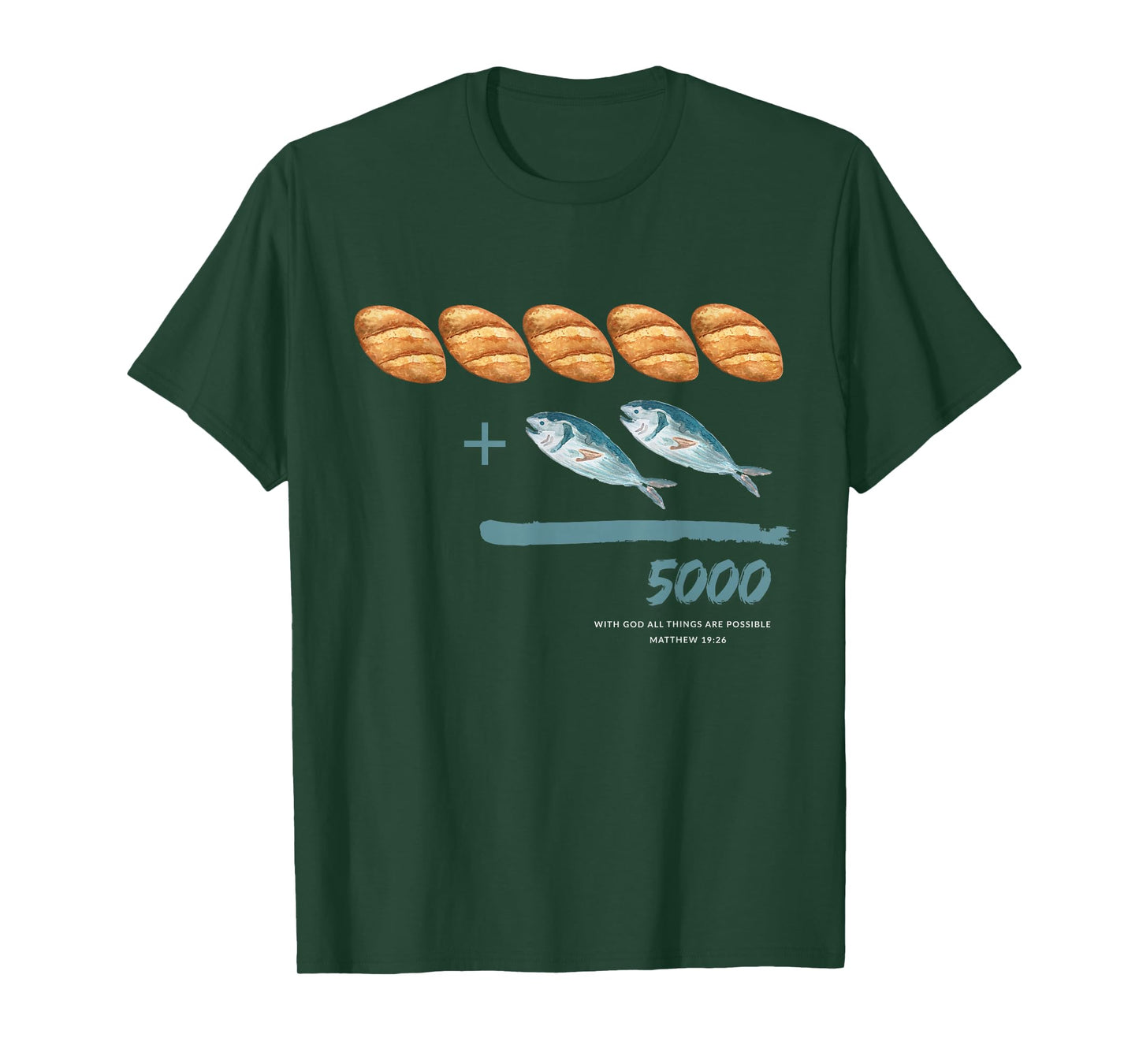 God Can Do A Lot with A Little Subtle Minimalistic Christian T-Shirt