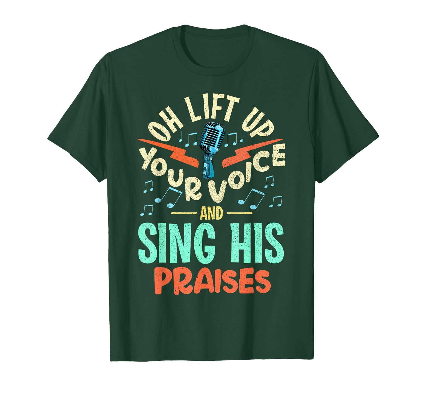 Christian Music Quote Inspirational Choir Singer or Director T-Shirt