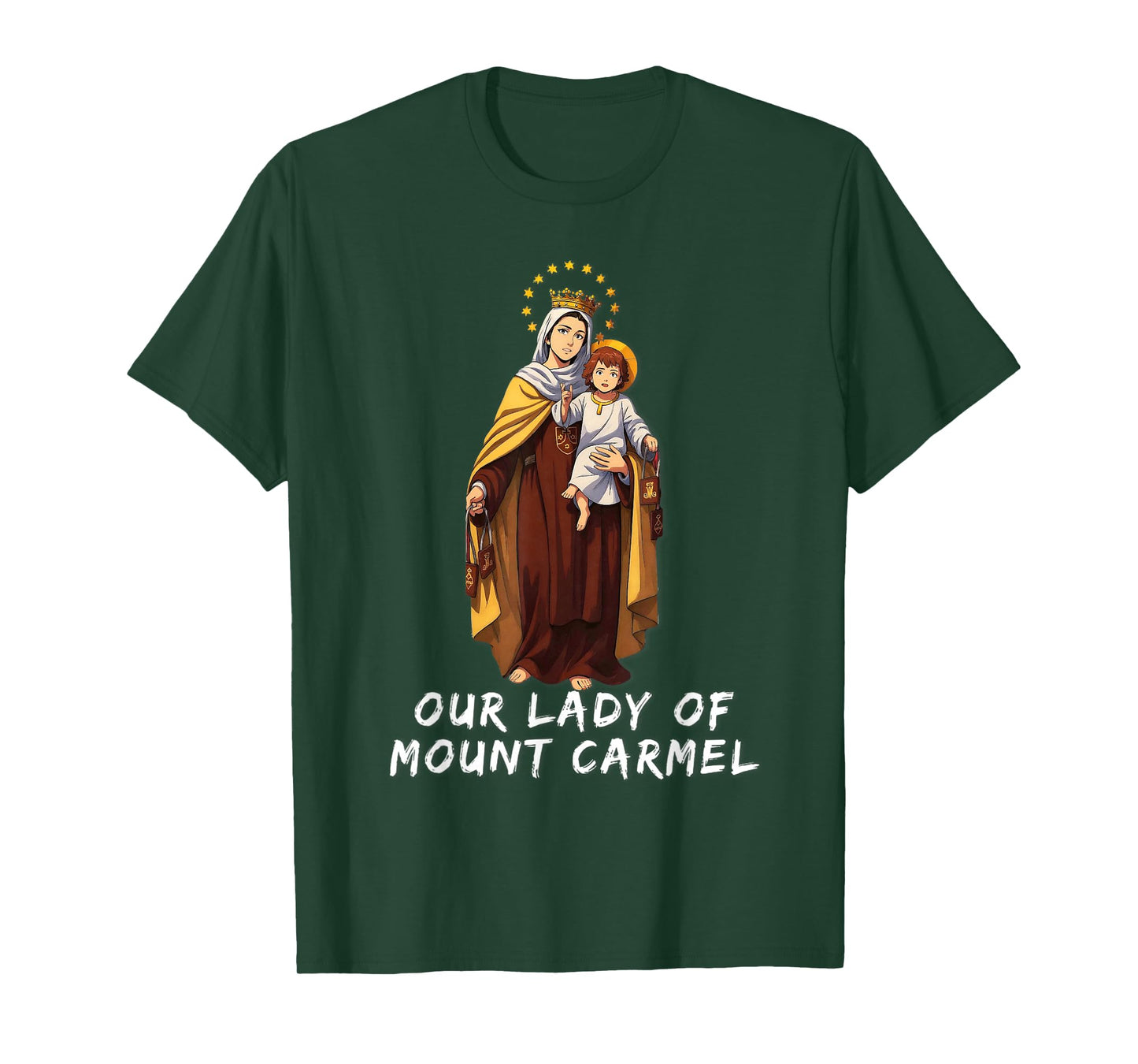 Our Lady of Mount Carmel Marian Catholic T-Shirt