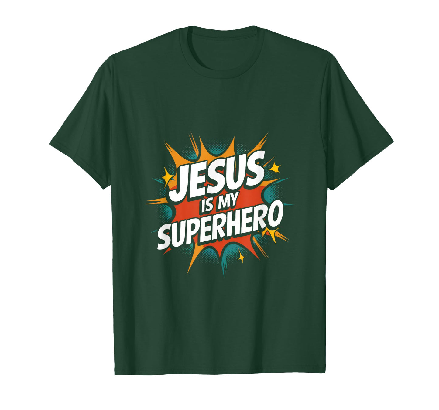 Jesus Is My Superhero - Jesus Superhero Powerful T-Shirt