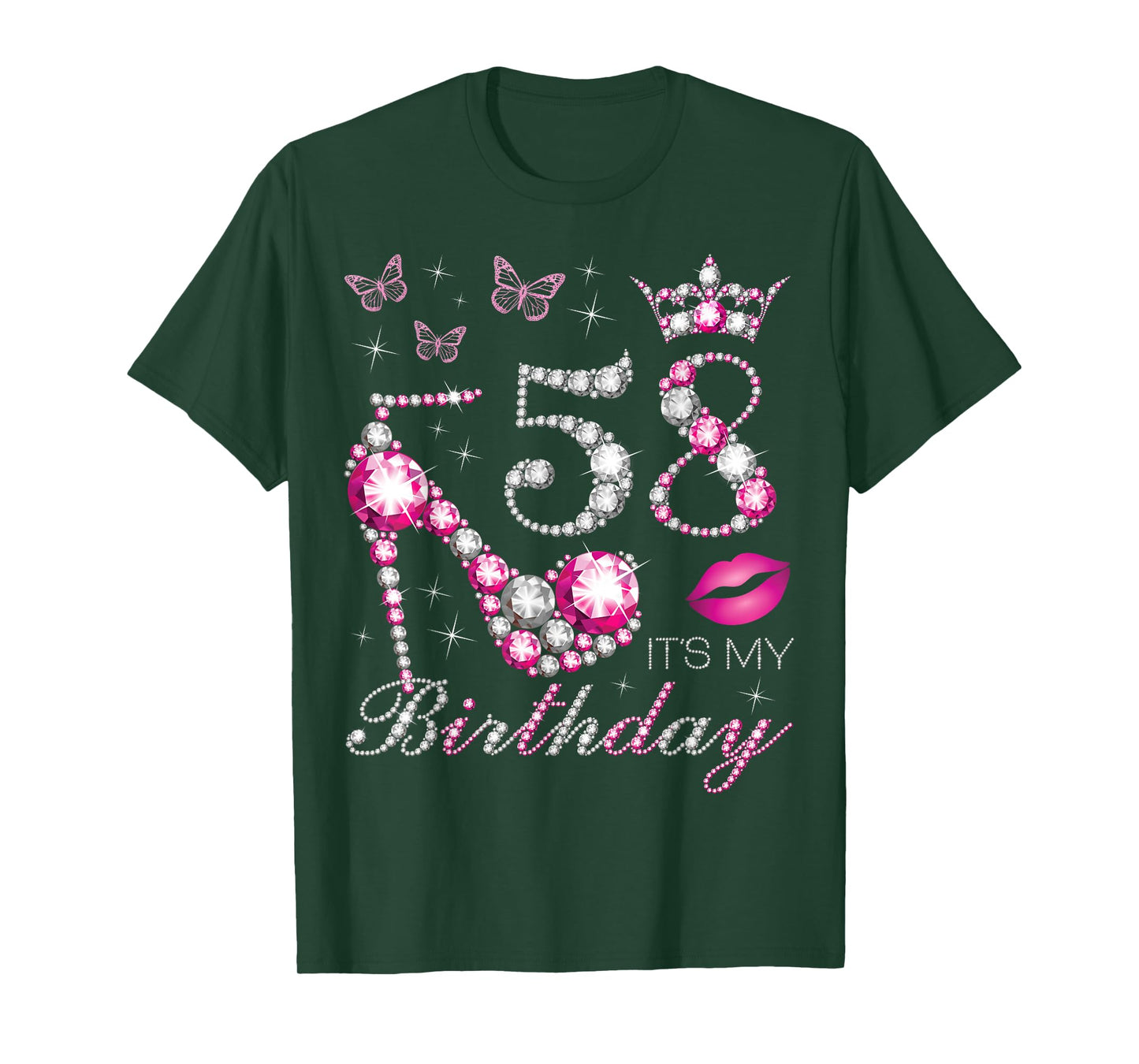 58 It's My Birthday, 58 Years Old, It's My 58th Birthday T-Shirt