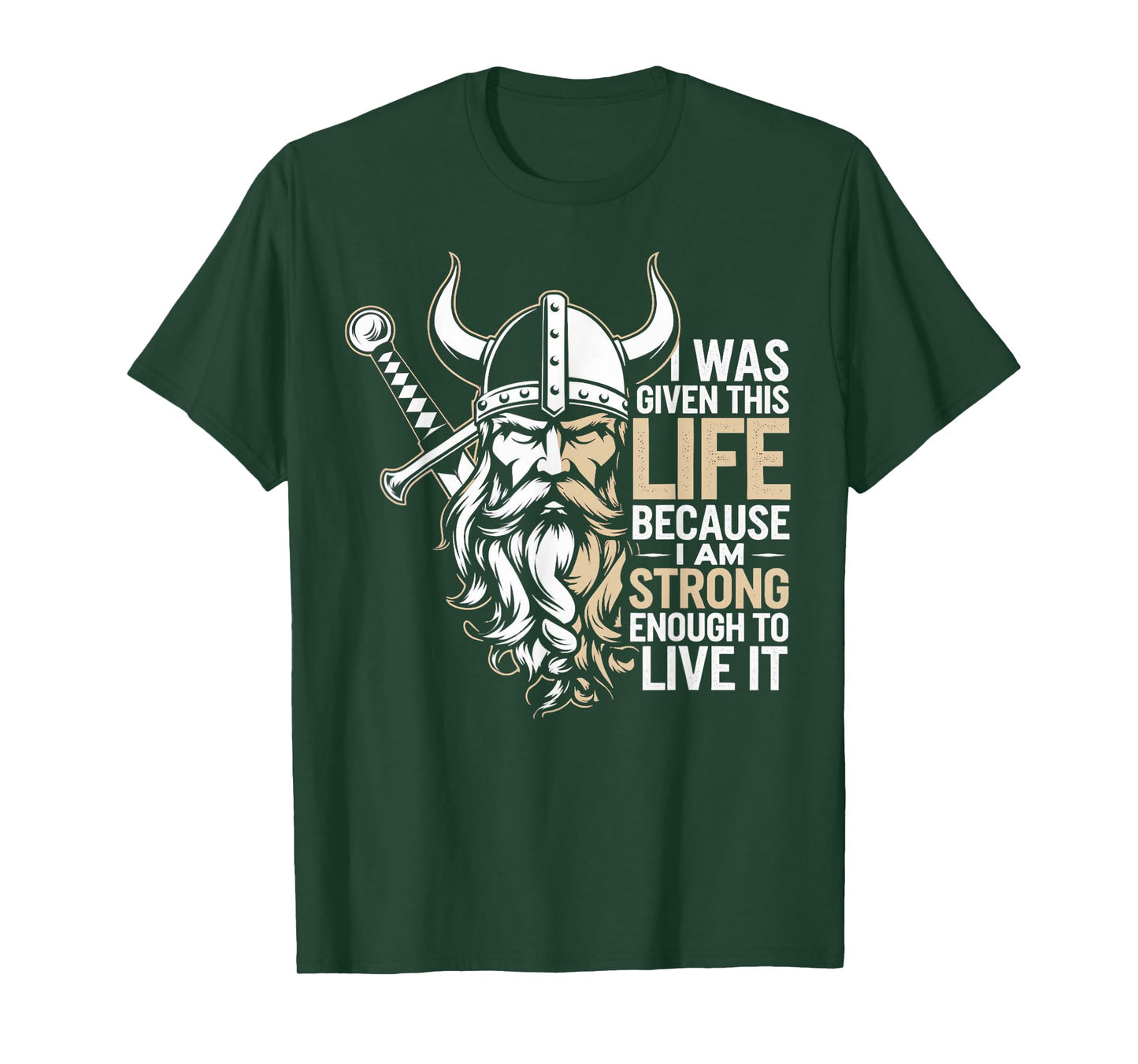 I'm Strong Enough Norse Mythology Valhalla Warrior Viking T-Shirt