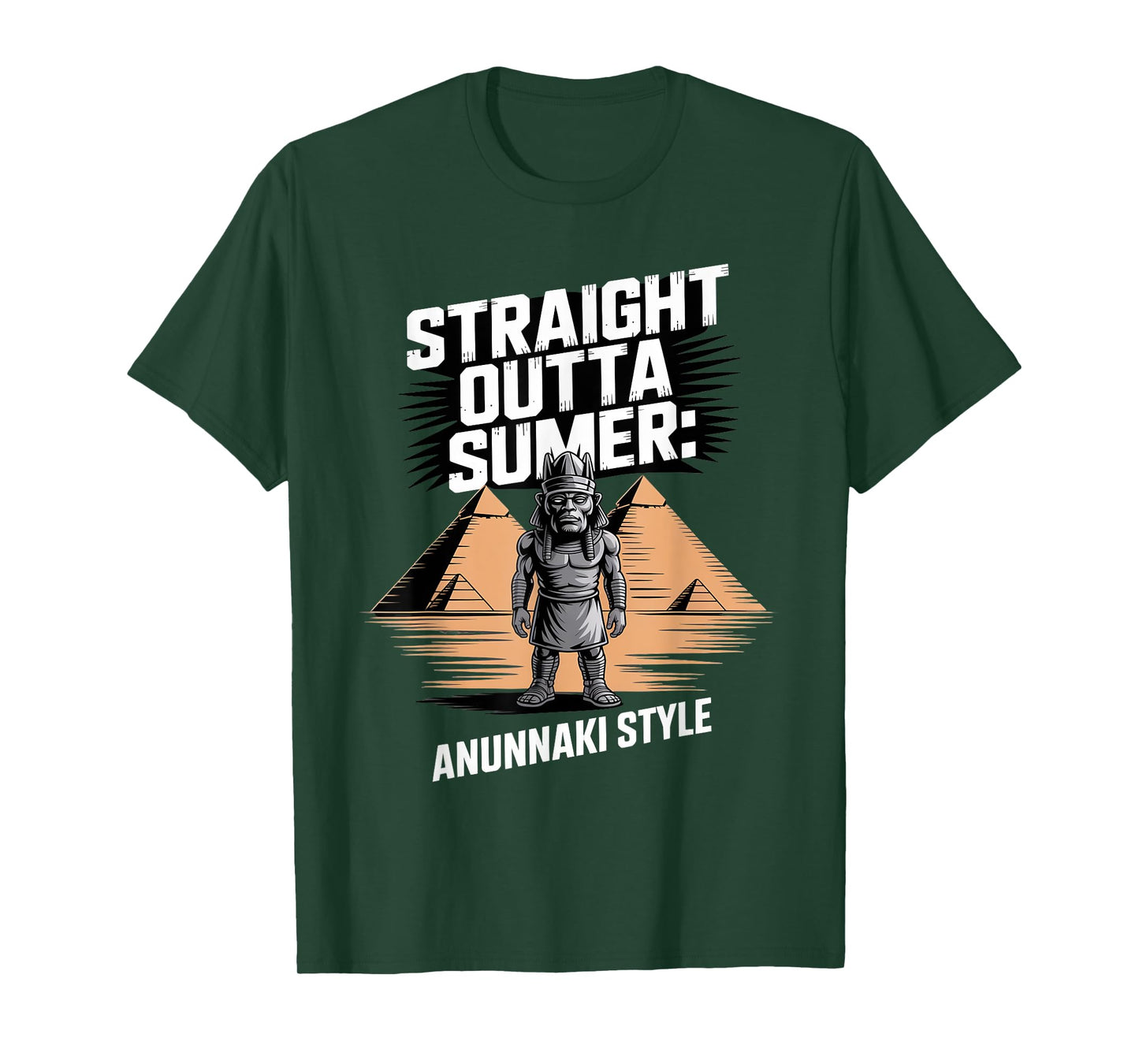Straight Outta Sumer Anunnaki Enki Akkadian Myth Fans T-Shirt