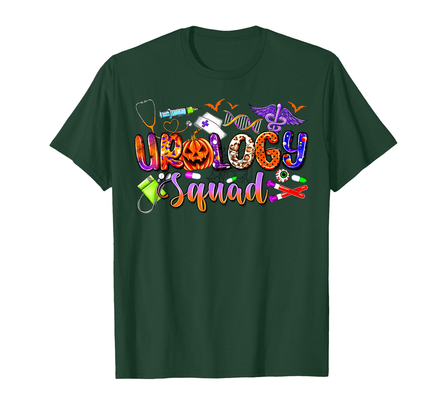 Retro Urology Squad Pumpkin Urologist Nephrologist Halloween T-Shirt