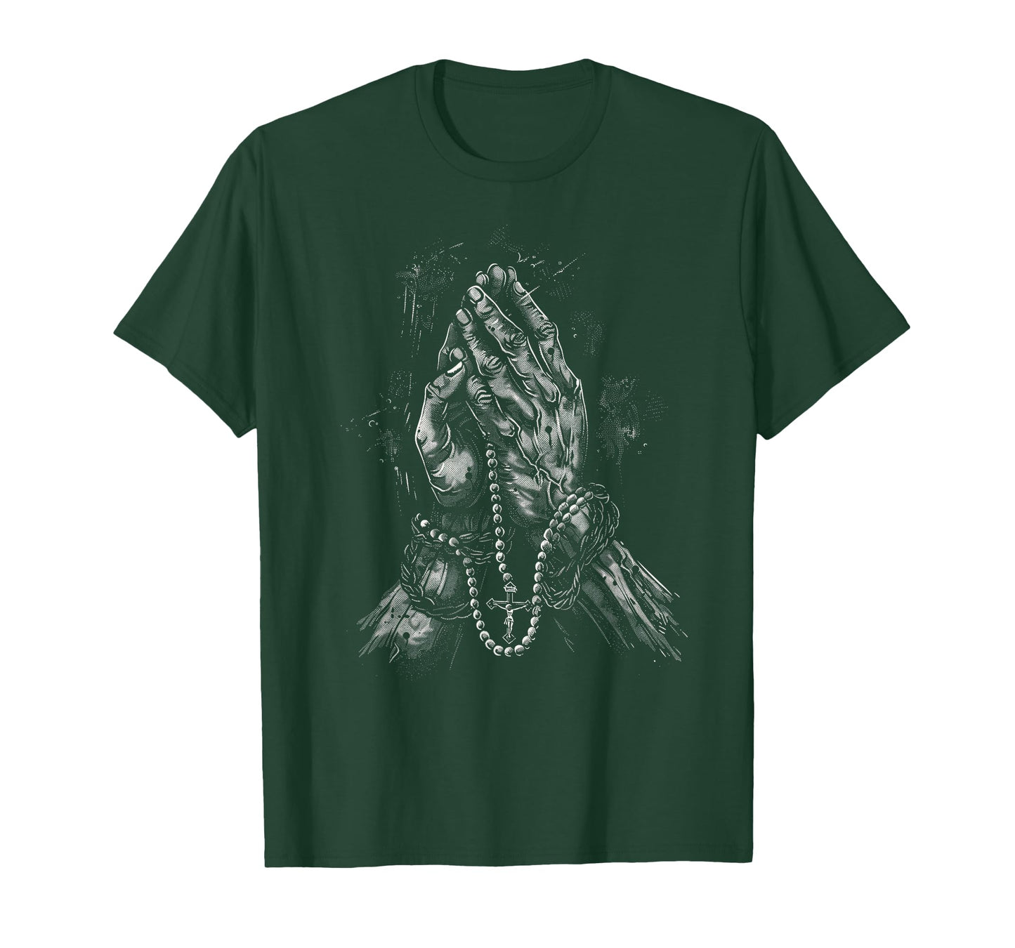 Christianity Praying Hands Rosary Praying hands T-Shirt