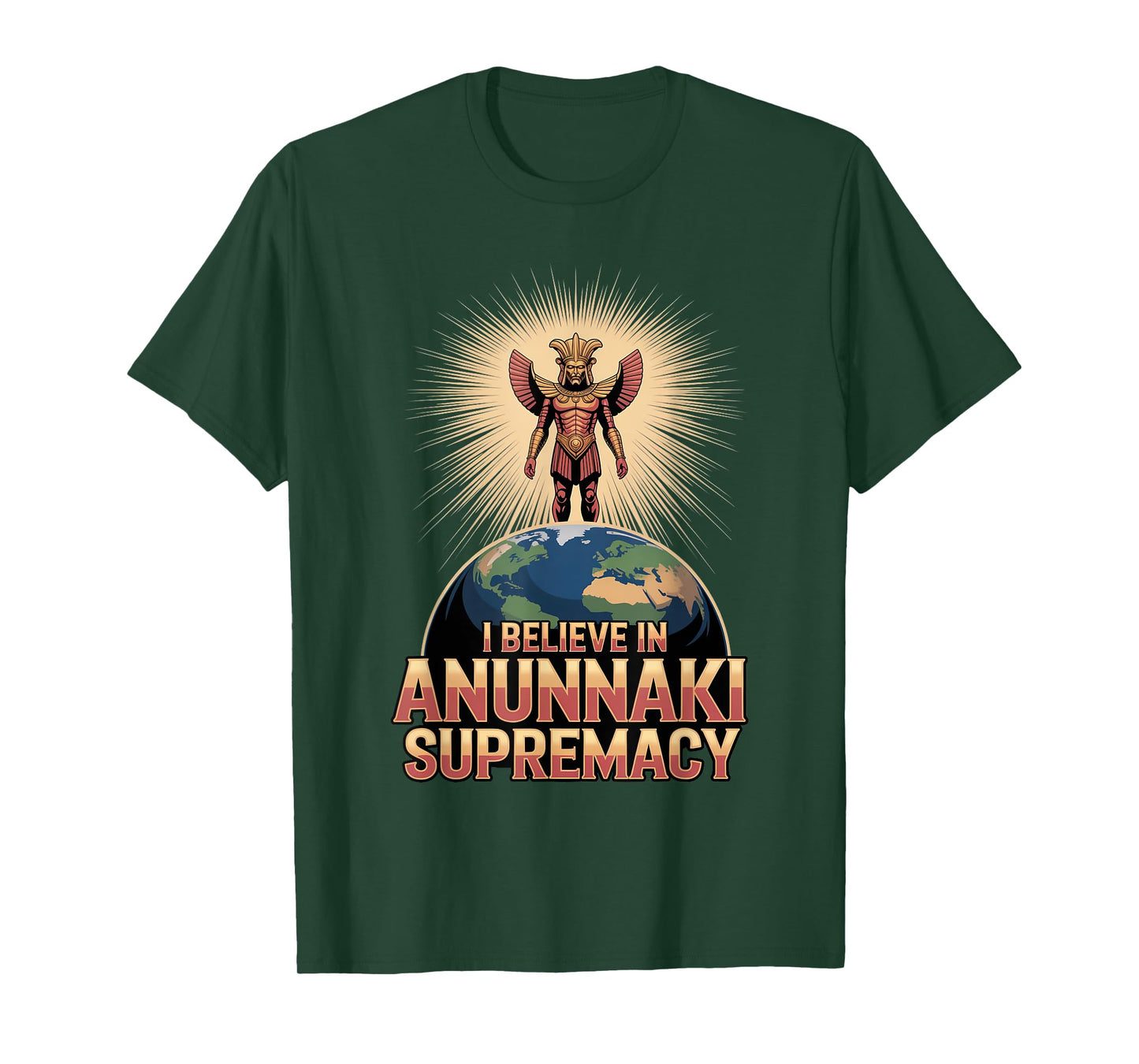 Anunnaki Supremacy Believer Enki Sumerian Myth Origins T-Shirt