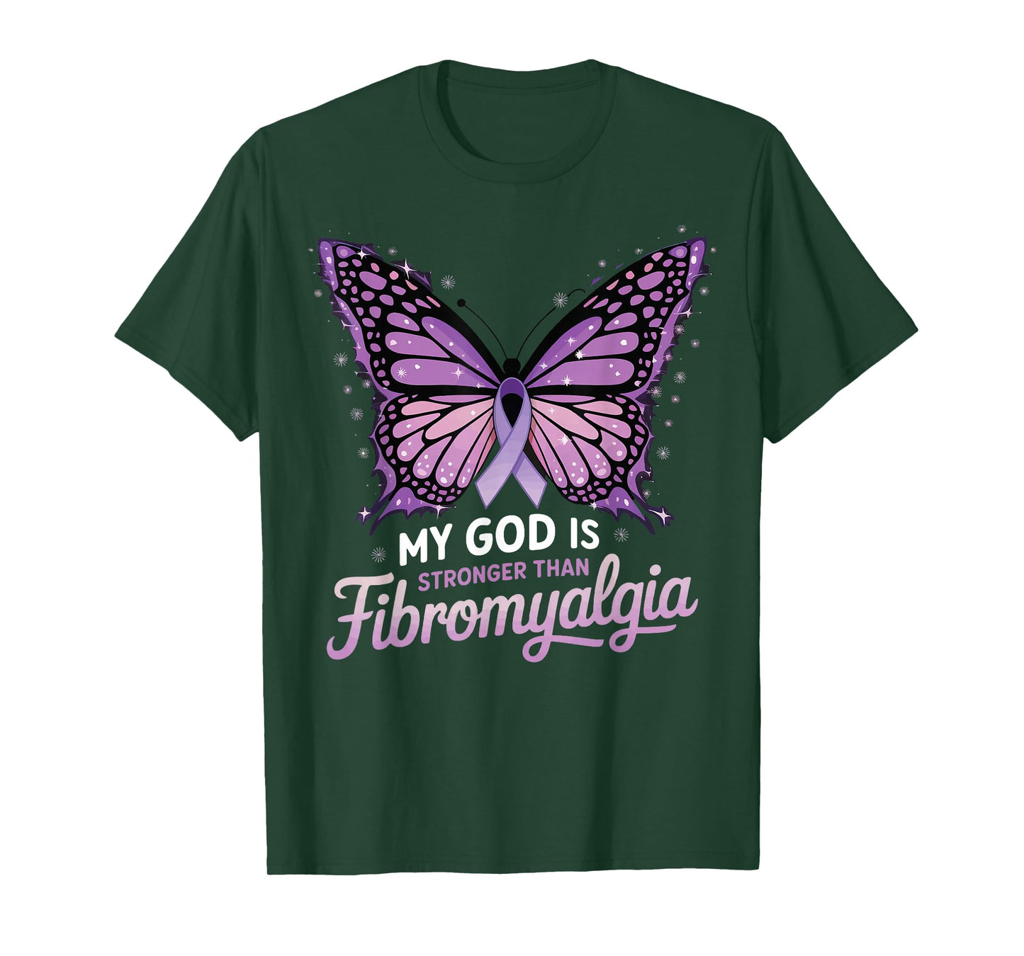 My God Is Stronger Than Fibromyalgia T-Shirt