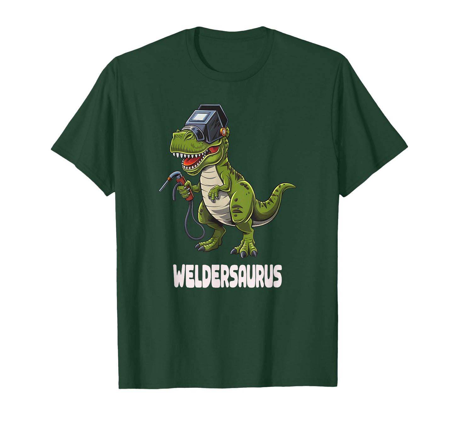 Welder T-rex Funny Weldersaurus Dino Steel Worker Dinosaurs T-Shirt