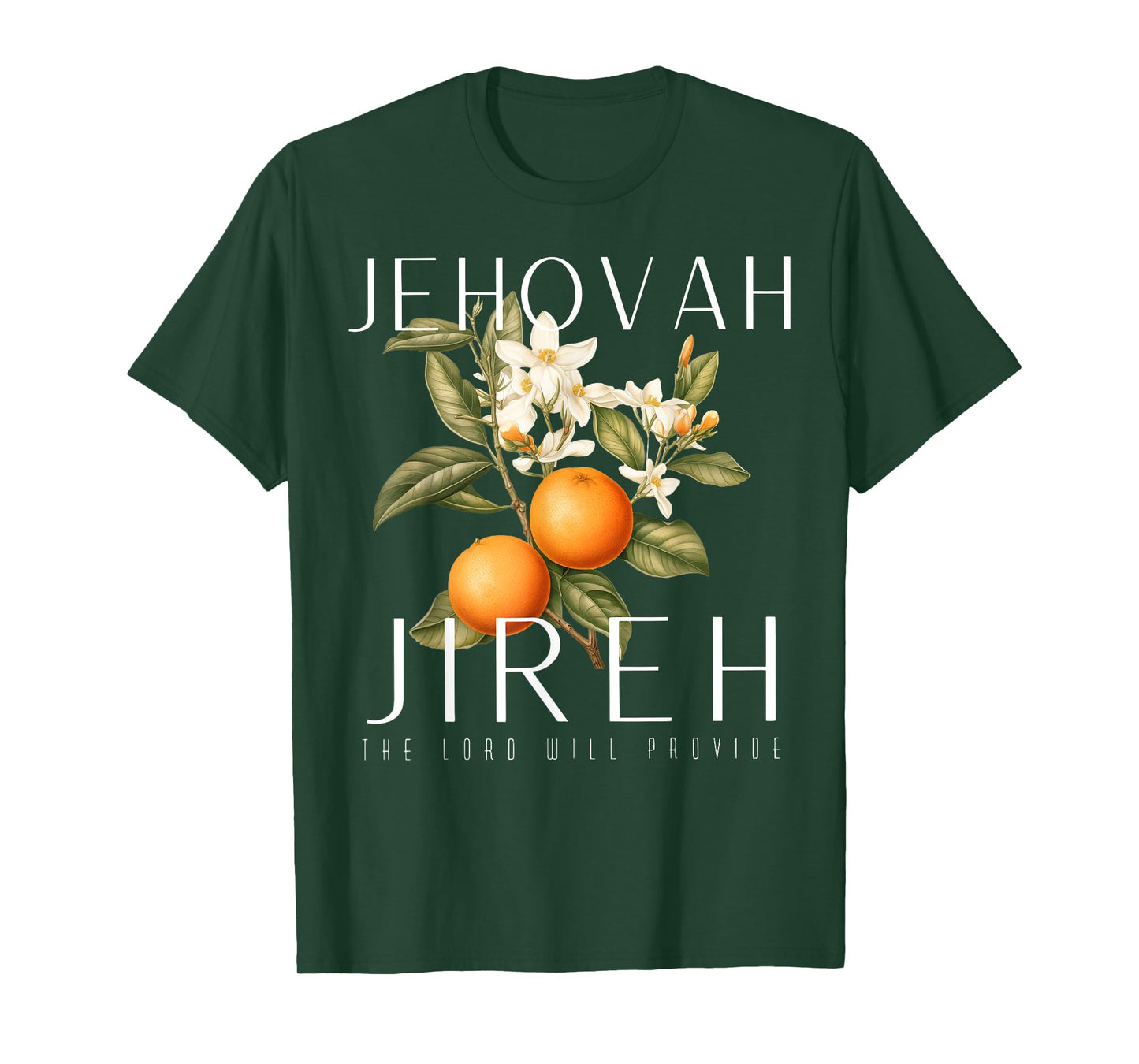 Jehovah Jireh Graphic Christian Jesus Retro Fruit Lemon T-Shirt