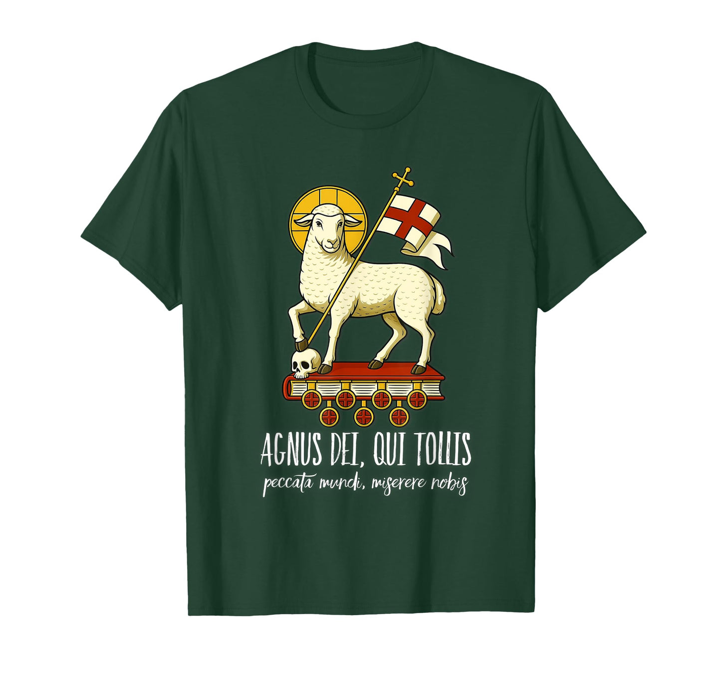 Agnus Dei Sanctus Traditional Latin Mass Catholic T-Shirt