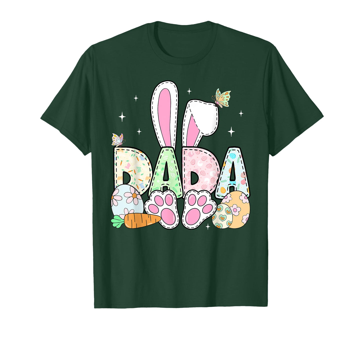Easter Bunny Dada Spring Eggs Hunting Family Matching Easter T-Shirt