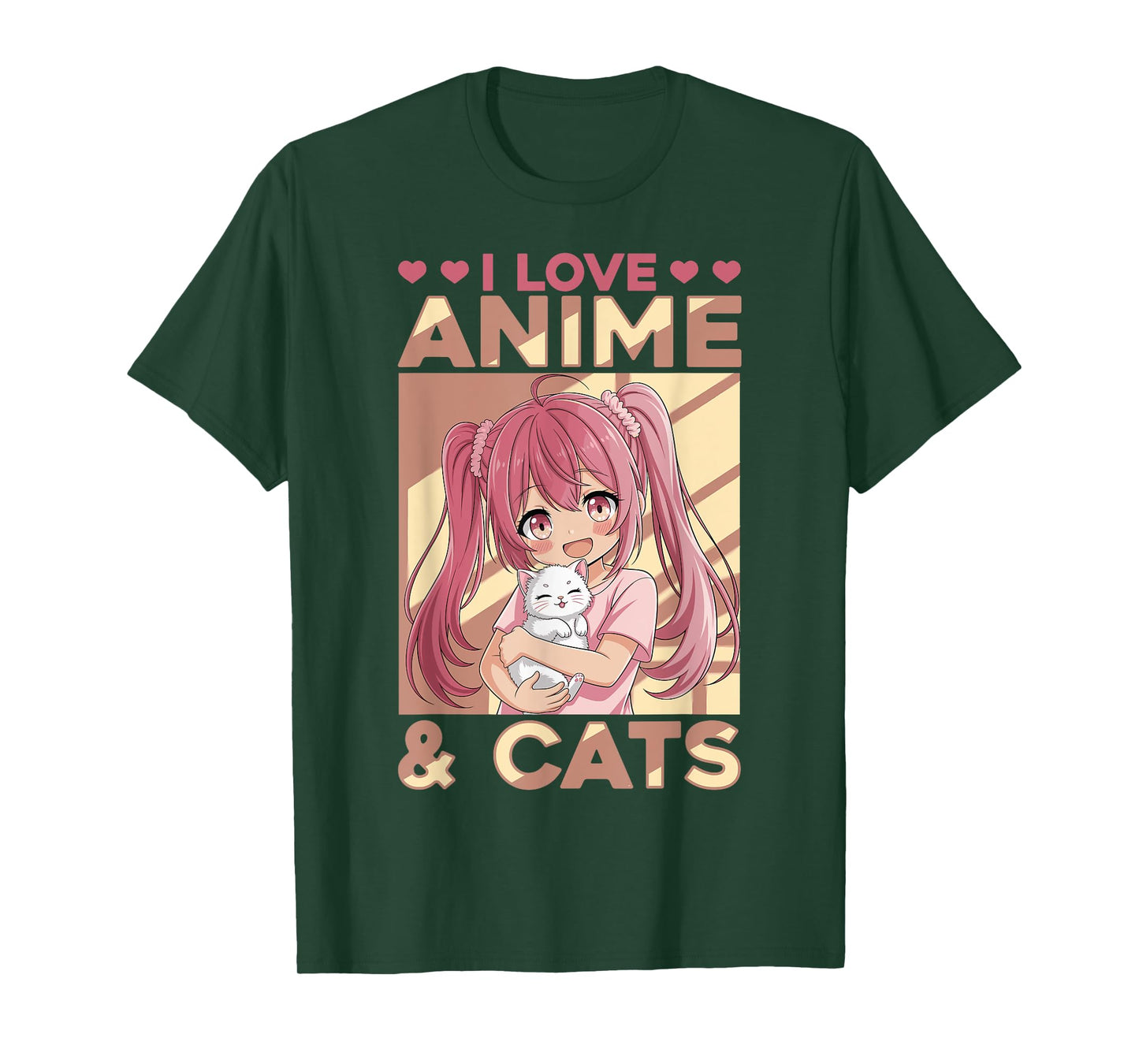 Anime & Cats Kawaii T-Shirt