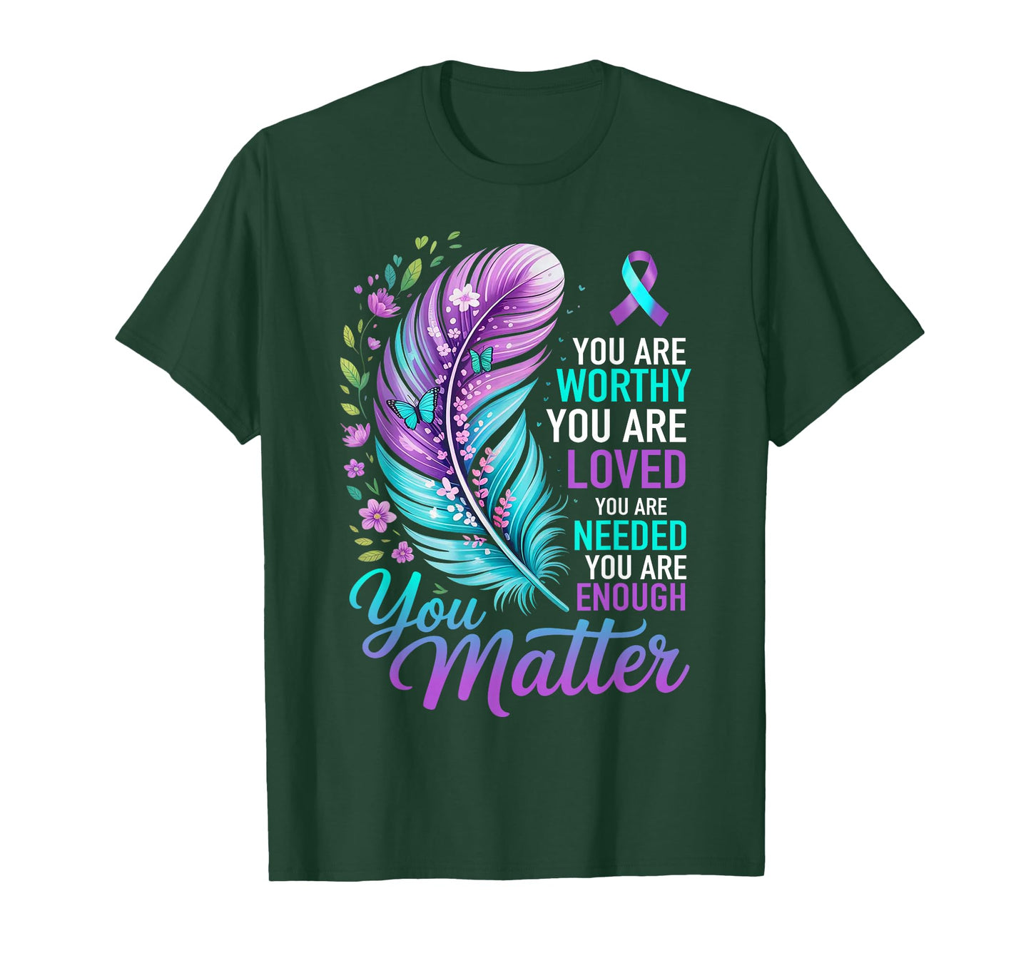 Mental Health Awareness Support Positive Motivational Quote T-Shirt