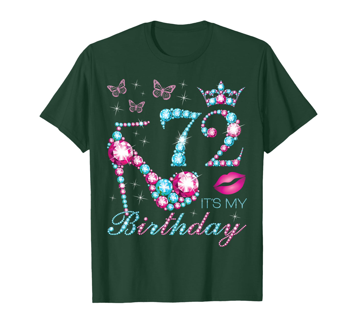 72 It's My Birthday 72 Years Old It's My 72nd Birthday Party T-Shirt