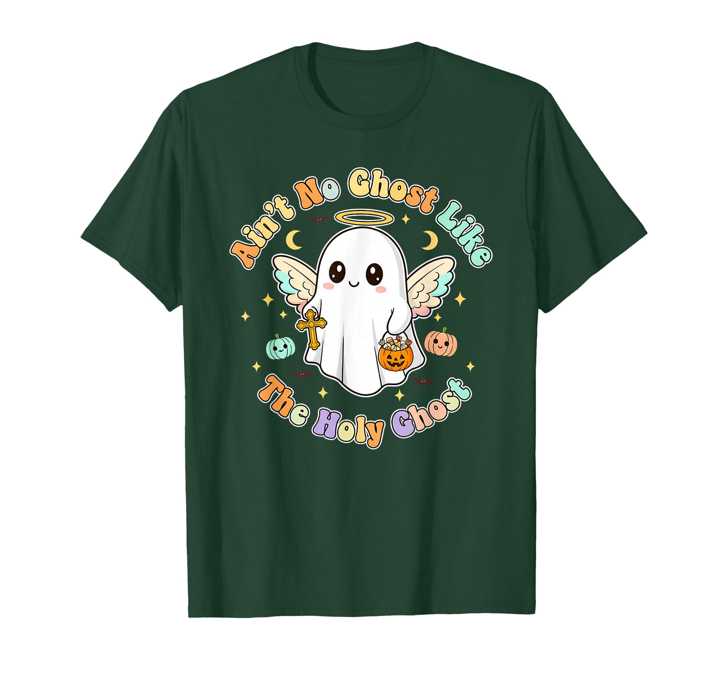 The Only Ghost I Know is The Holy Ghost Halloween Boo Bible T-Shirt