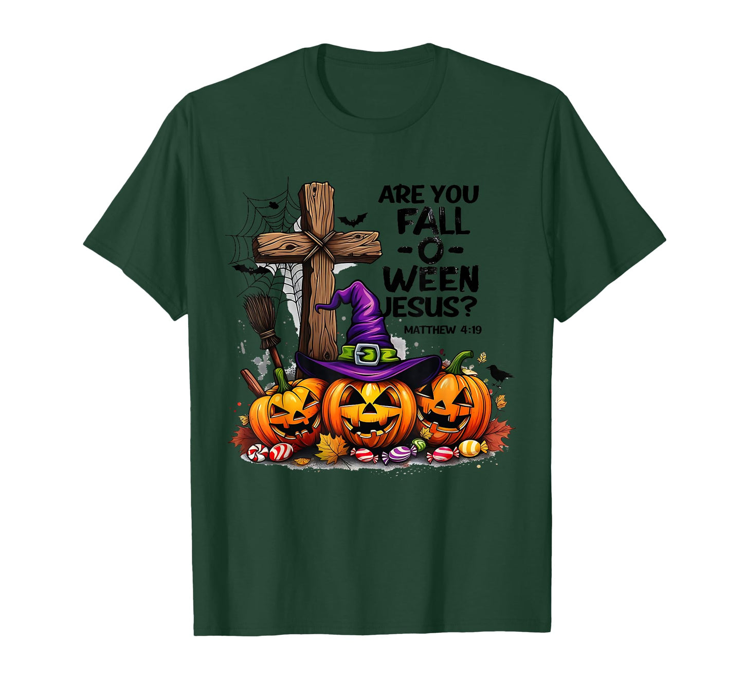 are You Fall-O-Ween Jesus Funny Pumpkin T-Shirt