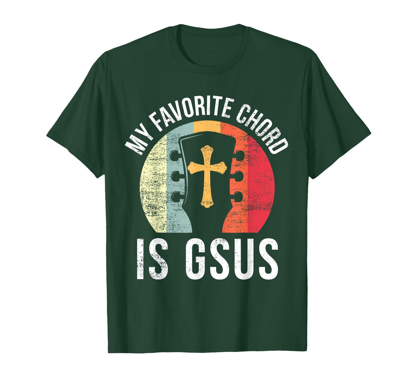 Christian Guitar Player Jesus My Favorite Chord Guitarist T-Shirt