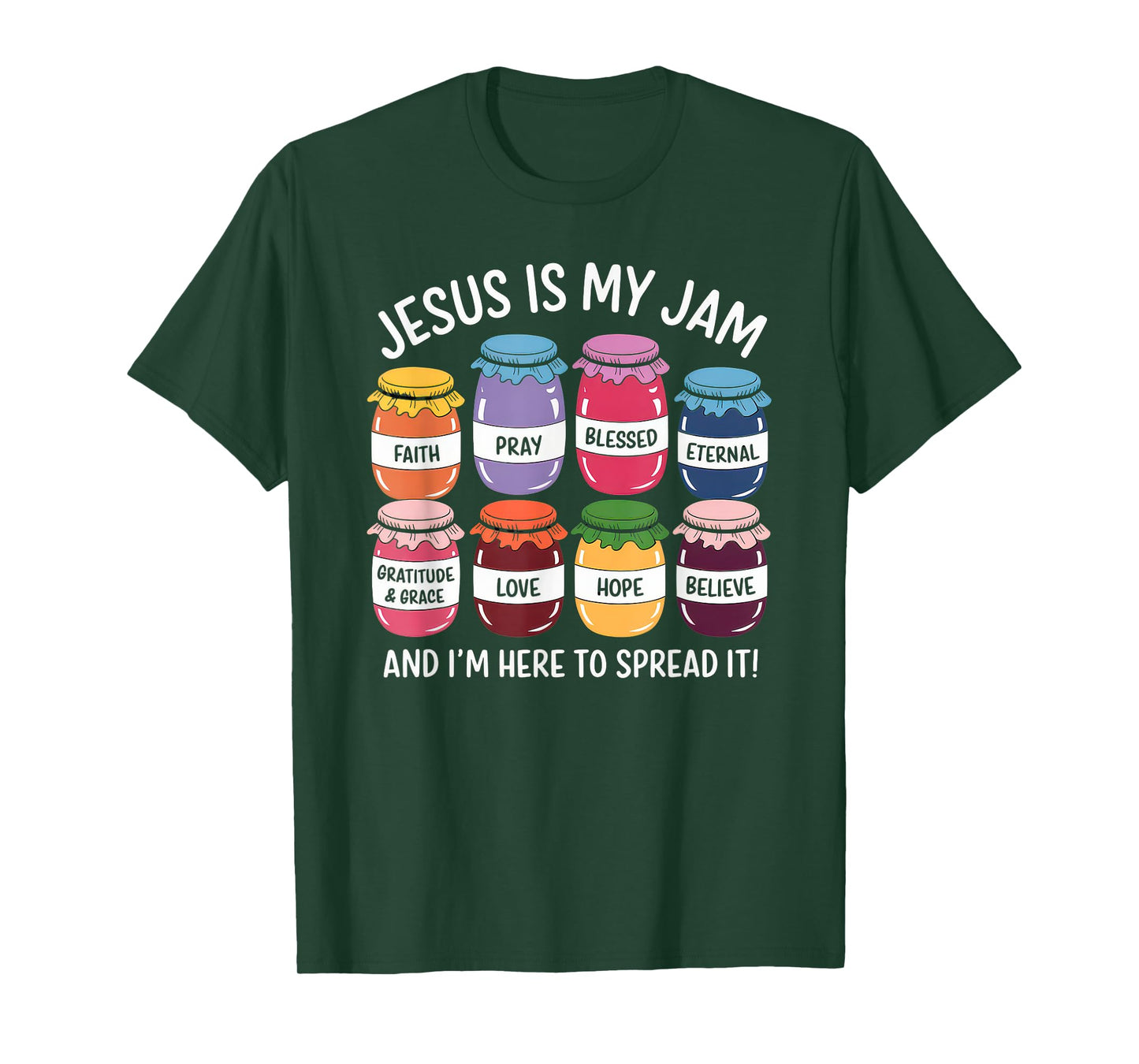 Jesus is My Jam Tshirt Men Women Christian Bible Verse T-Shirt