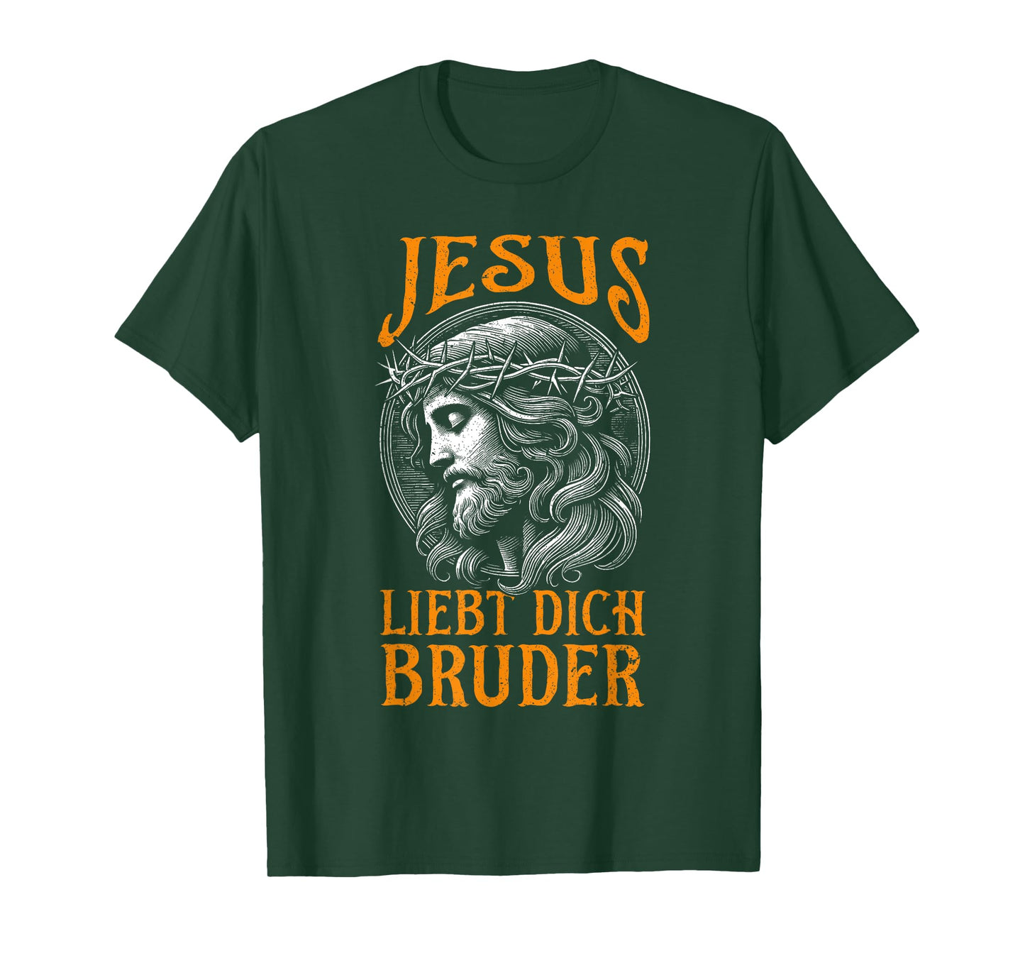 Jesus Liebt Dich Brother God Christian Catholics Christians T-Shirt