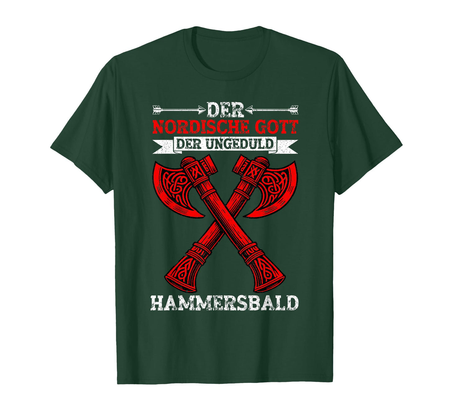 The Nordic God The Impatience Hammer Soon Viking T-Shirt