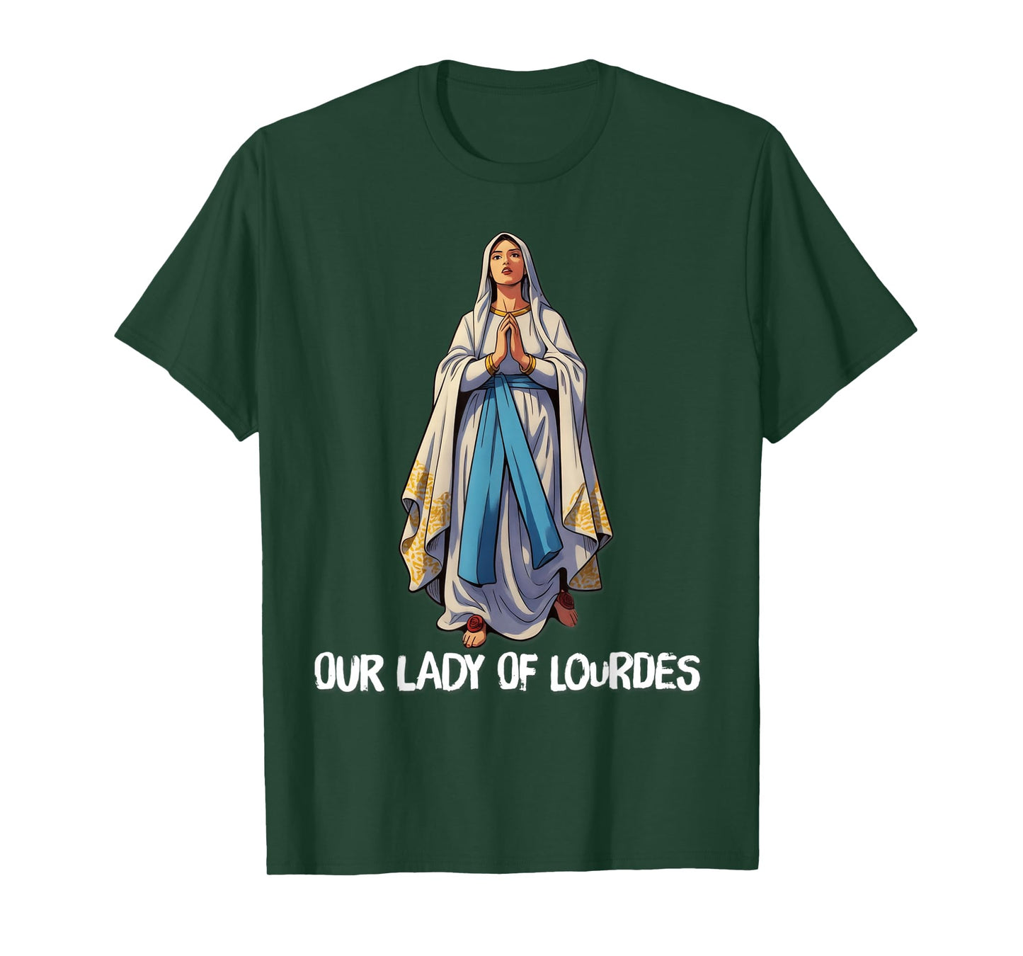 Our Lady of Lourdes Immaculate Blessed Mother T-Shirt