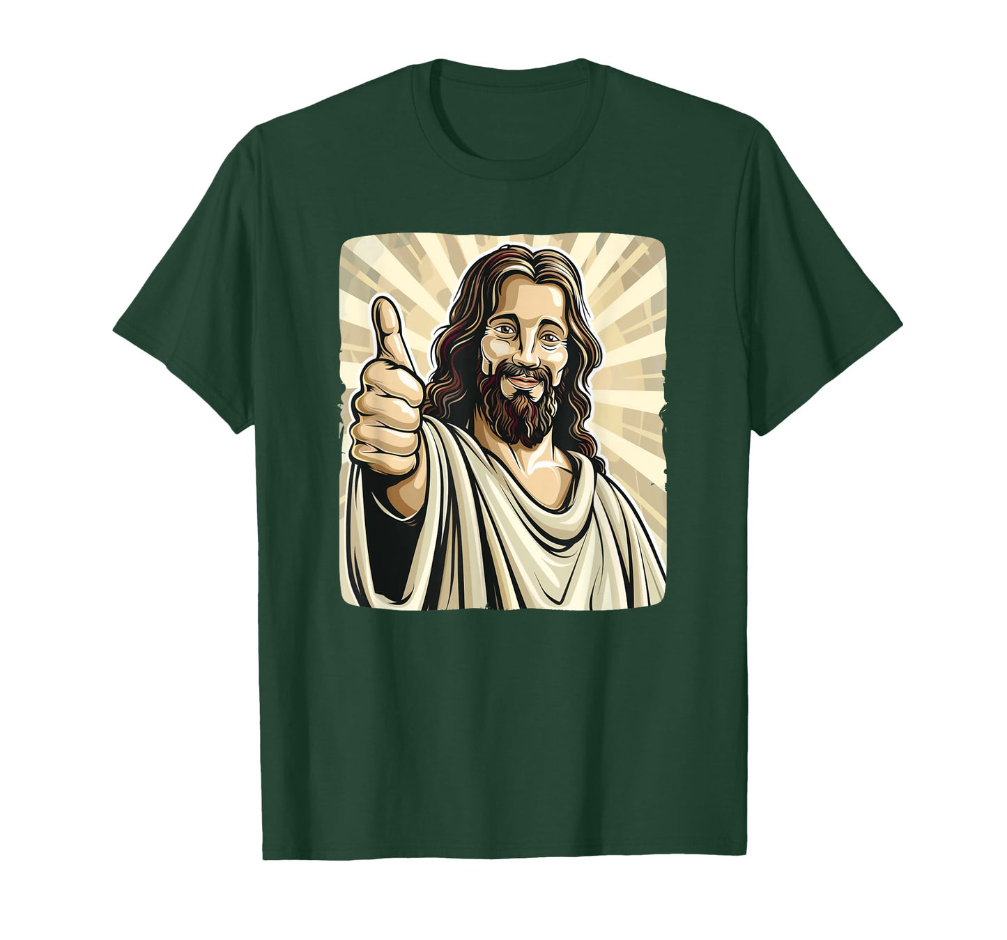 Funny thumb up with Jesus Christ Costume T-Shirt