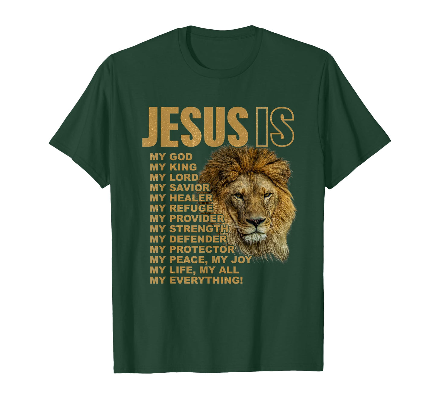 Jesus Is My All My Everything My God Lord Savior T-Shirt