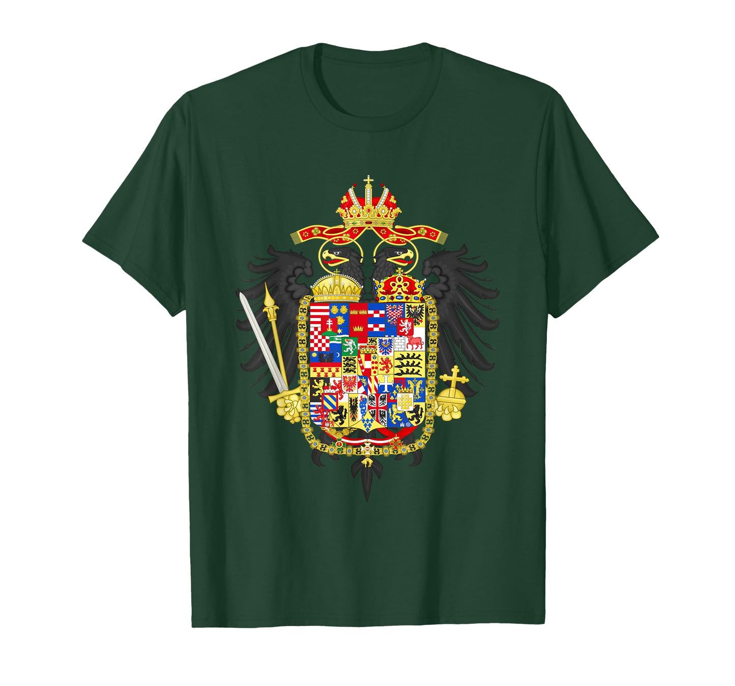 Habsburg Coat of Arms T-Shirt Holy Roman Empire Graphic Tee T-Shirt