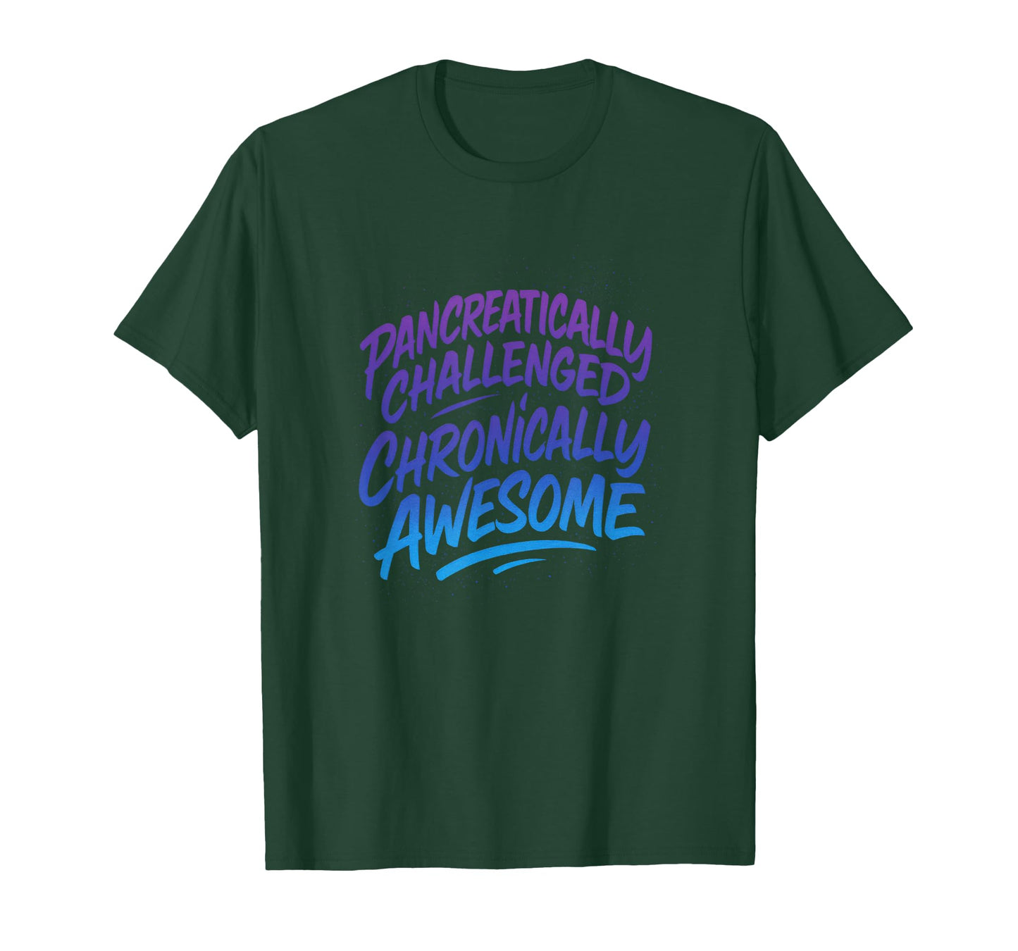 Pancreatically Challenged - Sarcastic Diabetic Sayings T-Shirt
