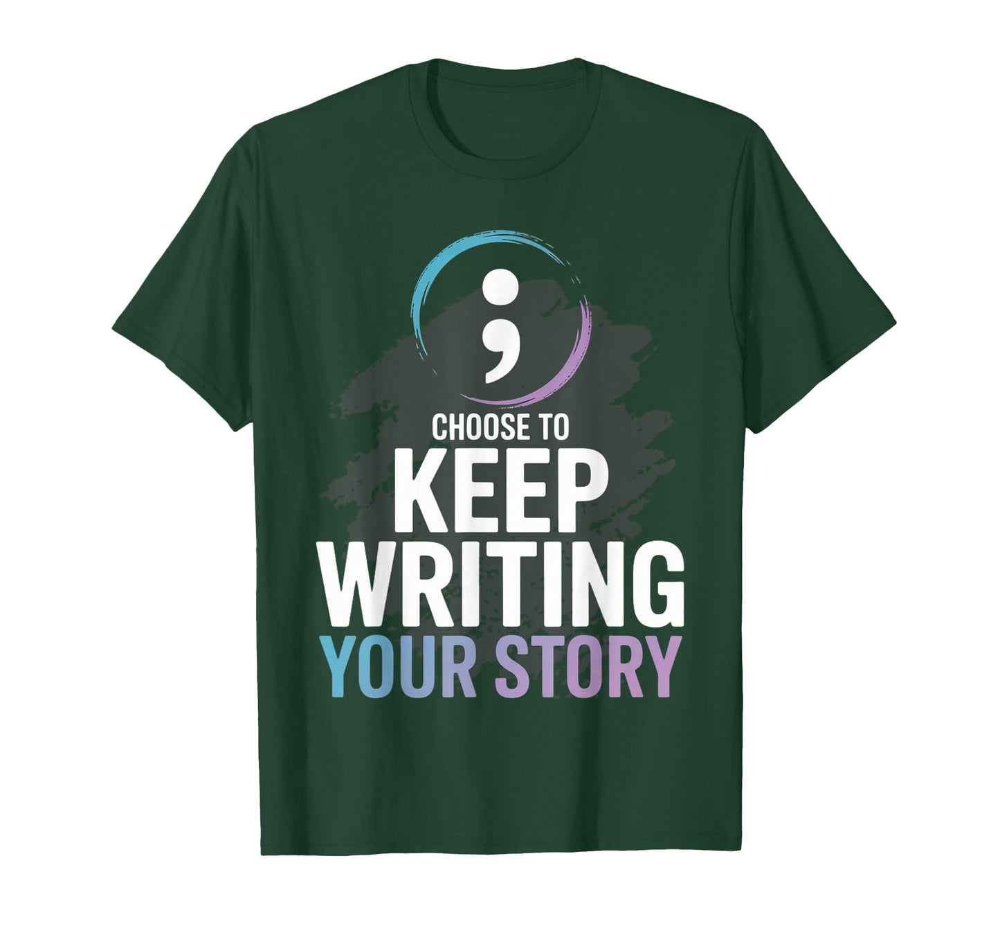Choose to Keep Writing Your Story Inspirational Quote Tees T-Shirt