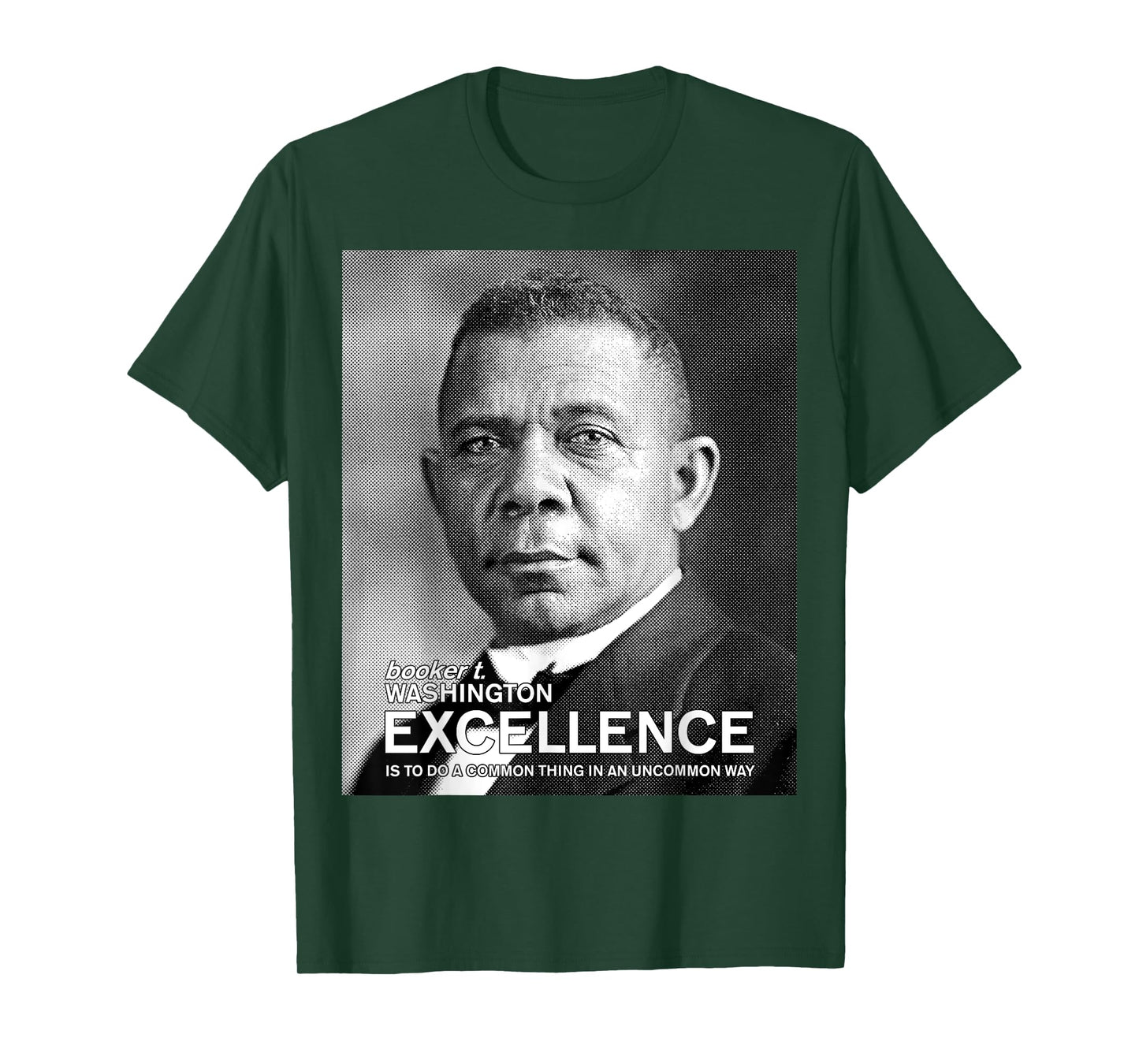 Inspirational Black History Booker Washington Excellence T-Shirt
