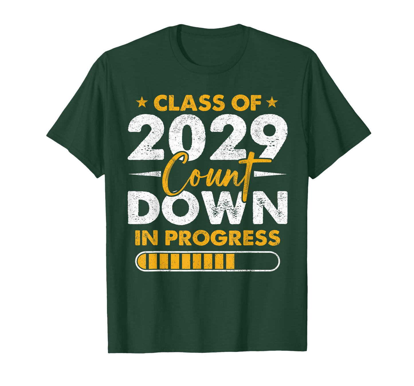 Class of 2029 Count Down In Progress Graduation 8th Grade T-Shirt