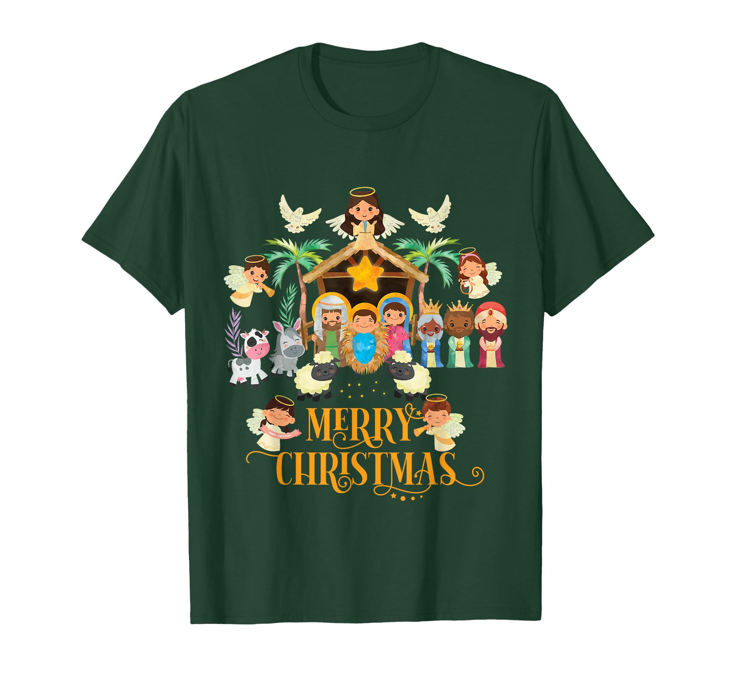 Christmas Nativity True Story Nativity Scene T-Shirt