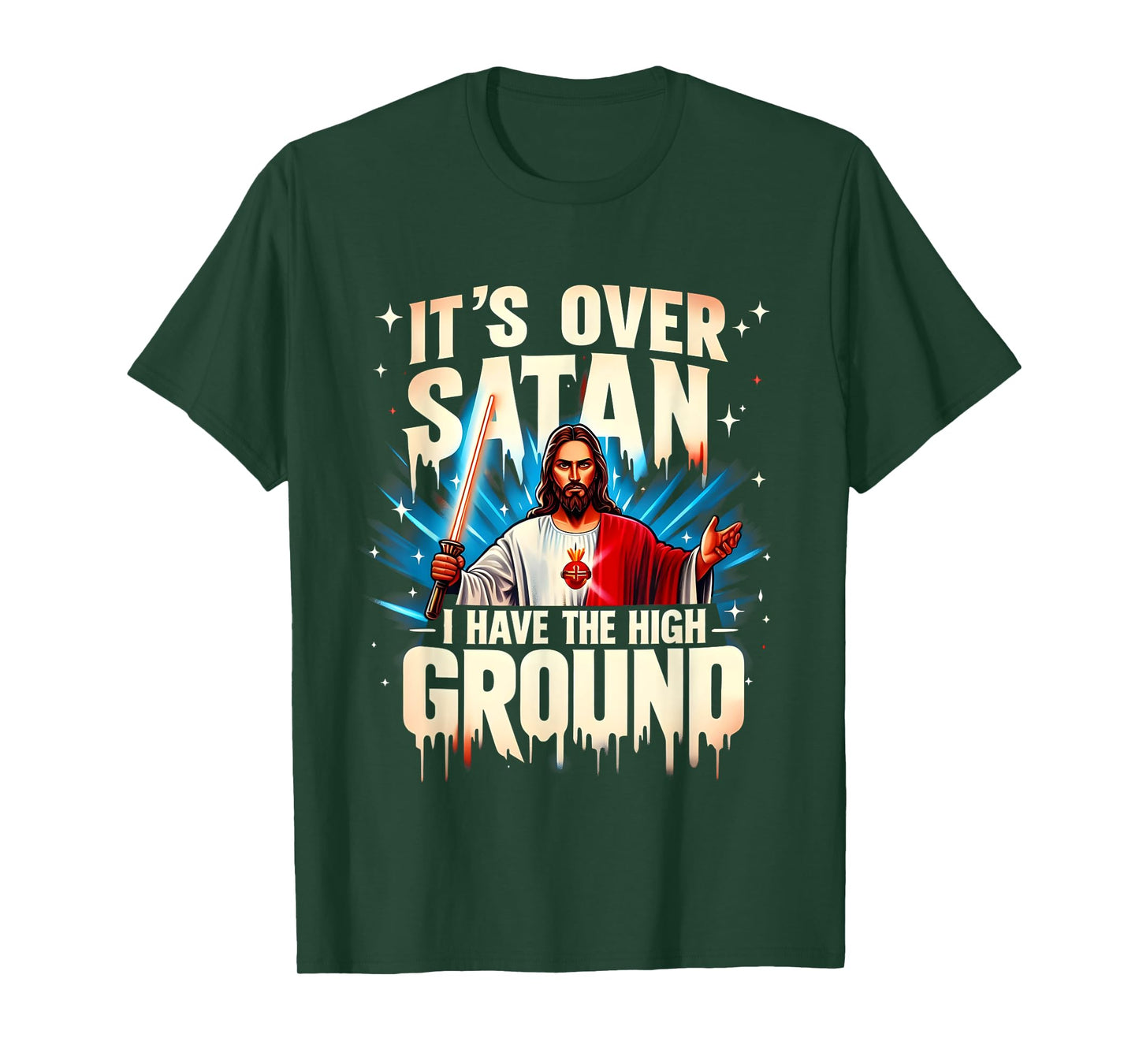 It's Over Satan I Have The High Ground Happy Easter Day T-Shirt