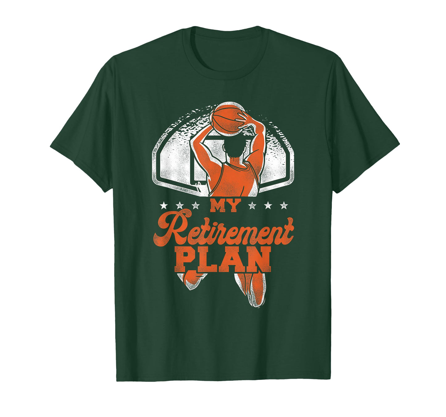 Basketball Bball Retirement My Retirement Plan T-Shirt