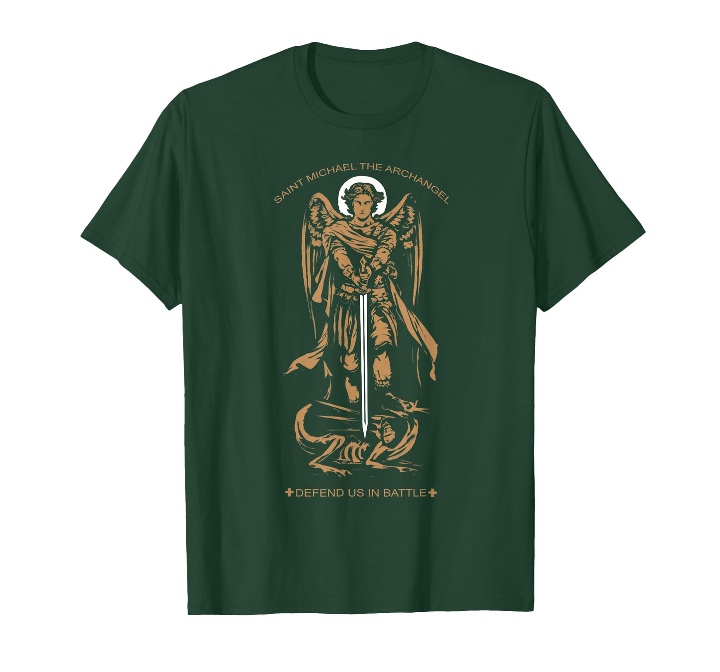 Adult Saint Michael The Archangel T-Shirt