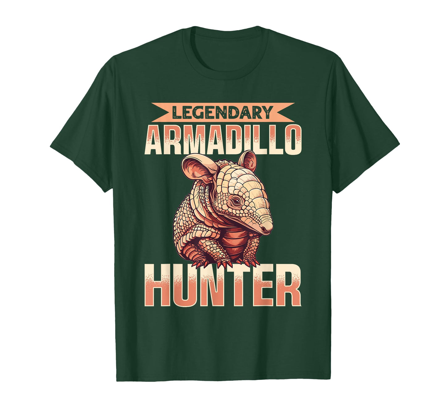 Funny Armadillo Animal Legendary Armadillo Hunter T-Shirt