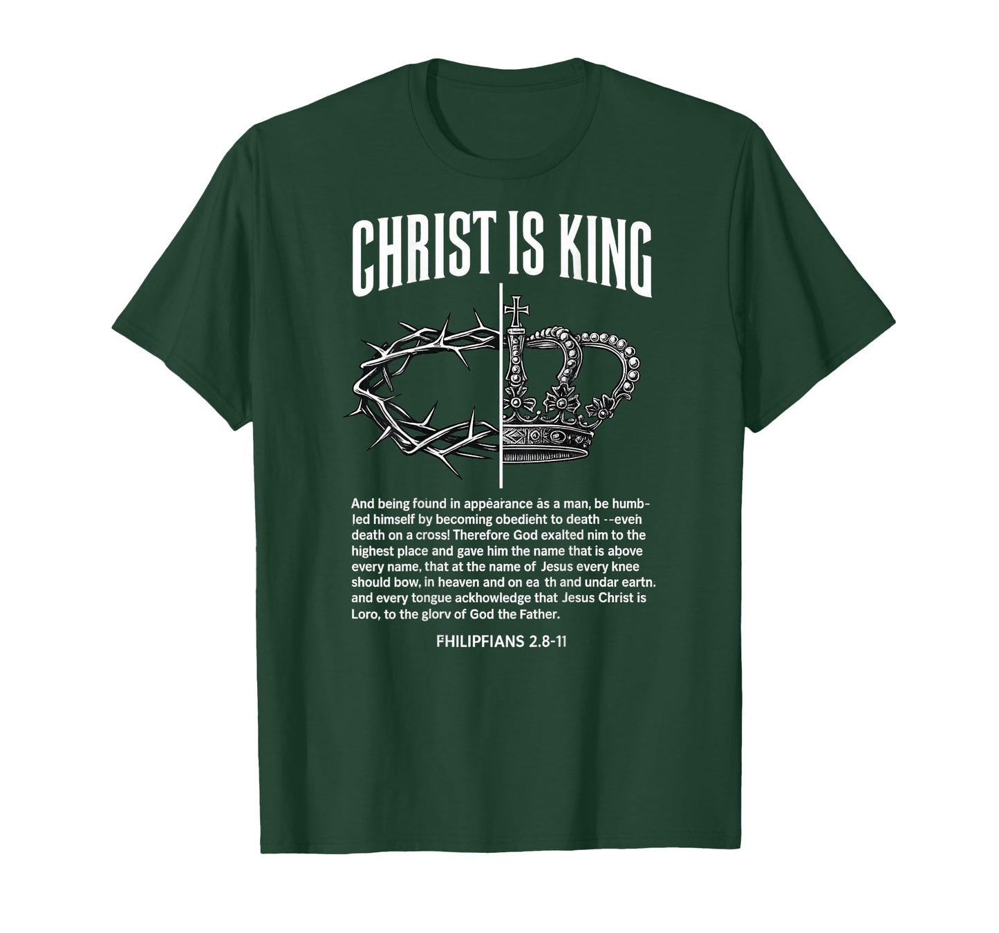 Christ is King X Faith Community Church Crown Love T-Shirt