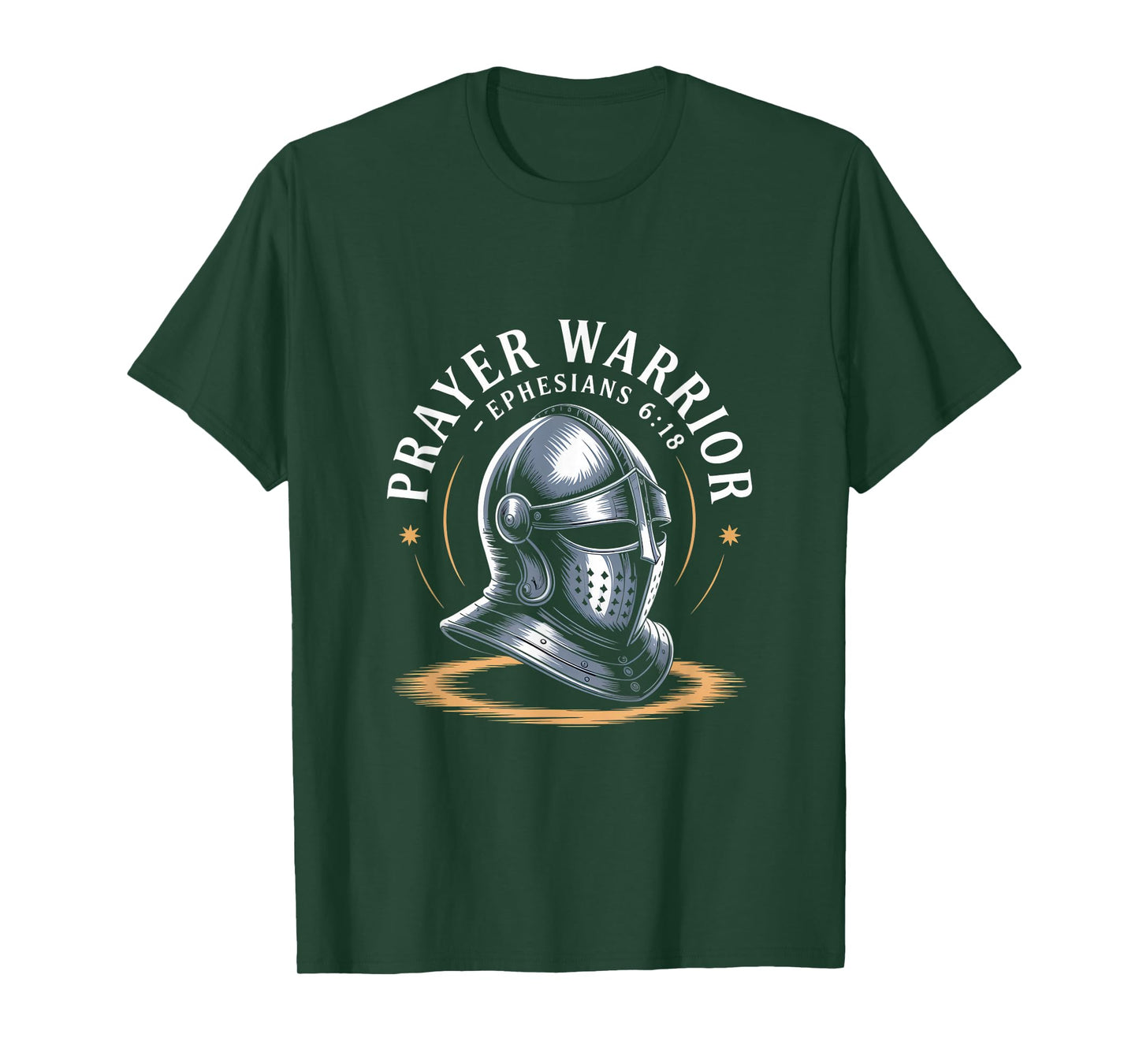 Christian Prayer Warrior Ephesians 6 18 Armor of God T-Shirt