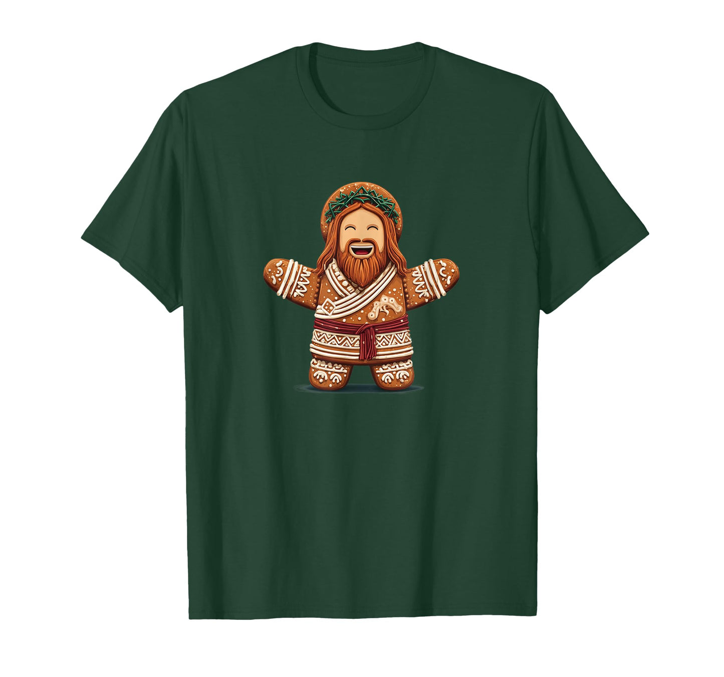 Gingerbread Snack in Lord Jesus Christ Shape T-Shirt