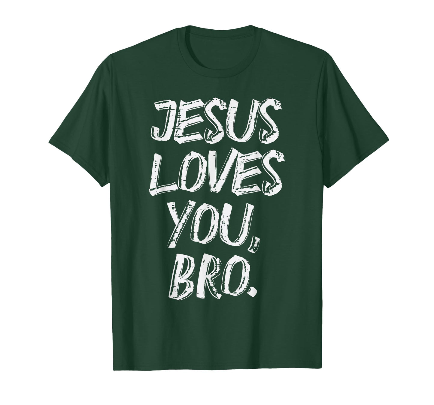 Jesus Loves Bro Religious God Jesus Christian Kids Men T-Shirt