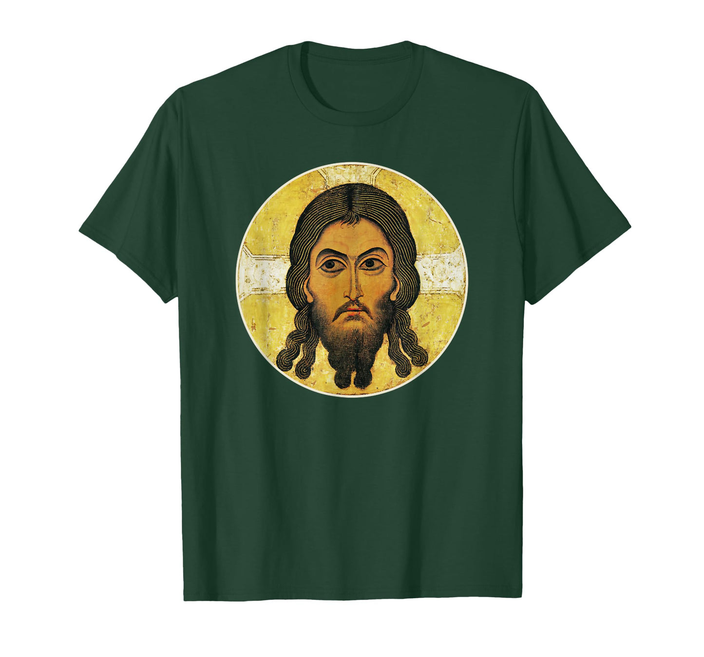 Vintage Christ Acheiropoietos Holy Face Of Jesus Orthodox T-Shirt