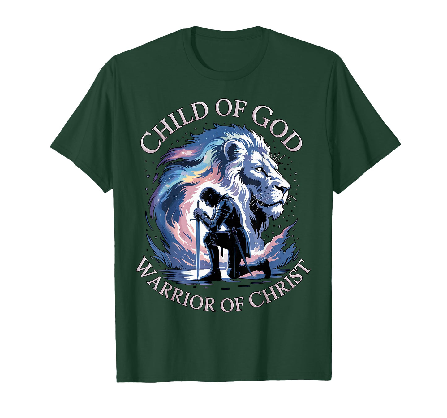 Child of God Warrior of Christ Christian Religious T-Shirt
