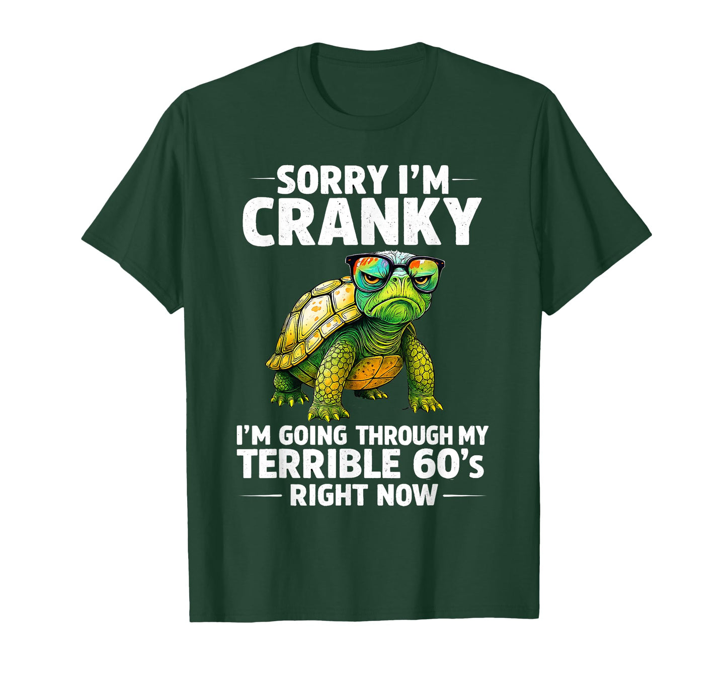 Sorry I’m Cranky I’m Going Through My Terrible 60s Turtle T-Shirt