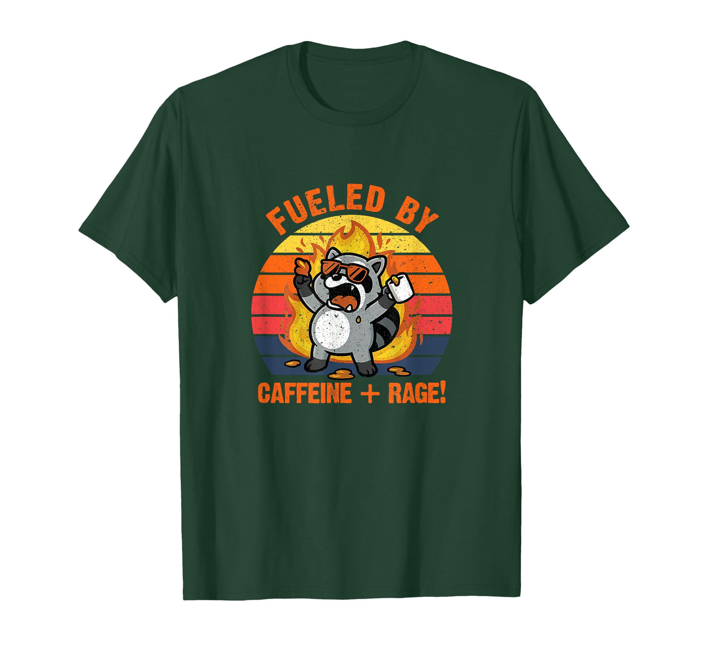 Fueled By Caffeine Rage T-Shirt