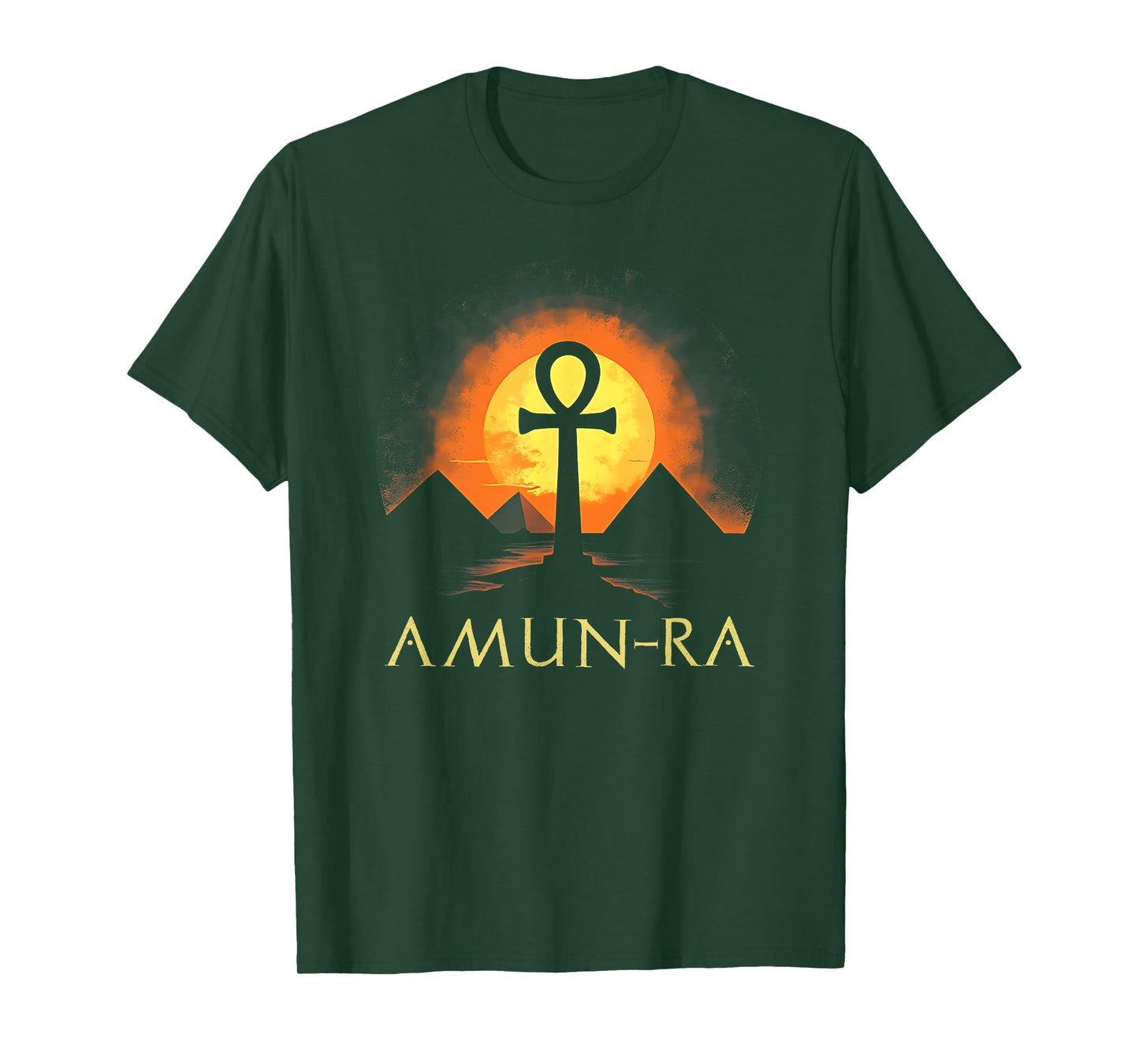 Amun Ra Ancient Egyptian God Ankh T-Shirt