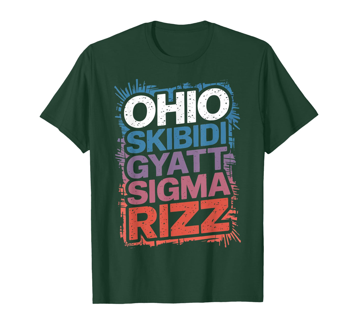 Ohio Skibidi Gyatt Sigma Rizz Gen Slang Rizz Funny Rizzler T-Shirt