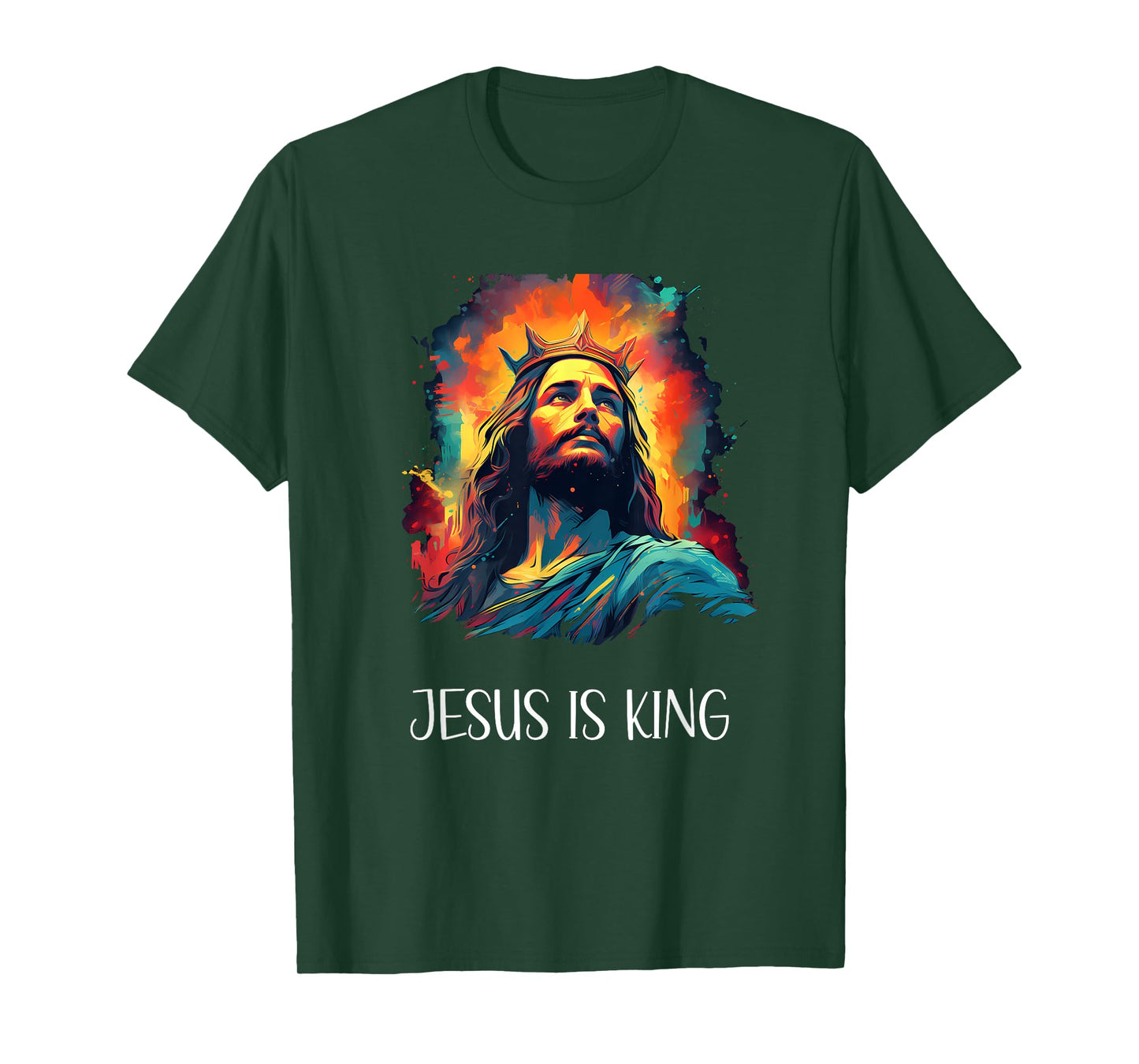 Jesus is King of Christian Faith for Men, Women, Kids, Teens T-Shirt