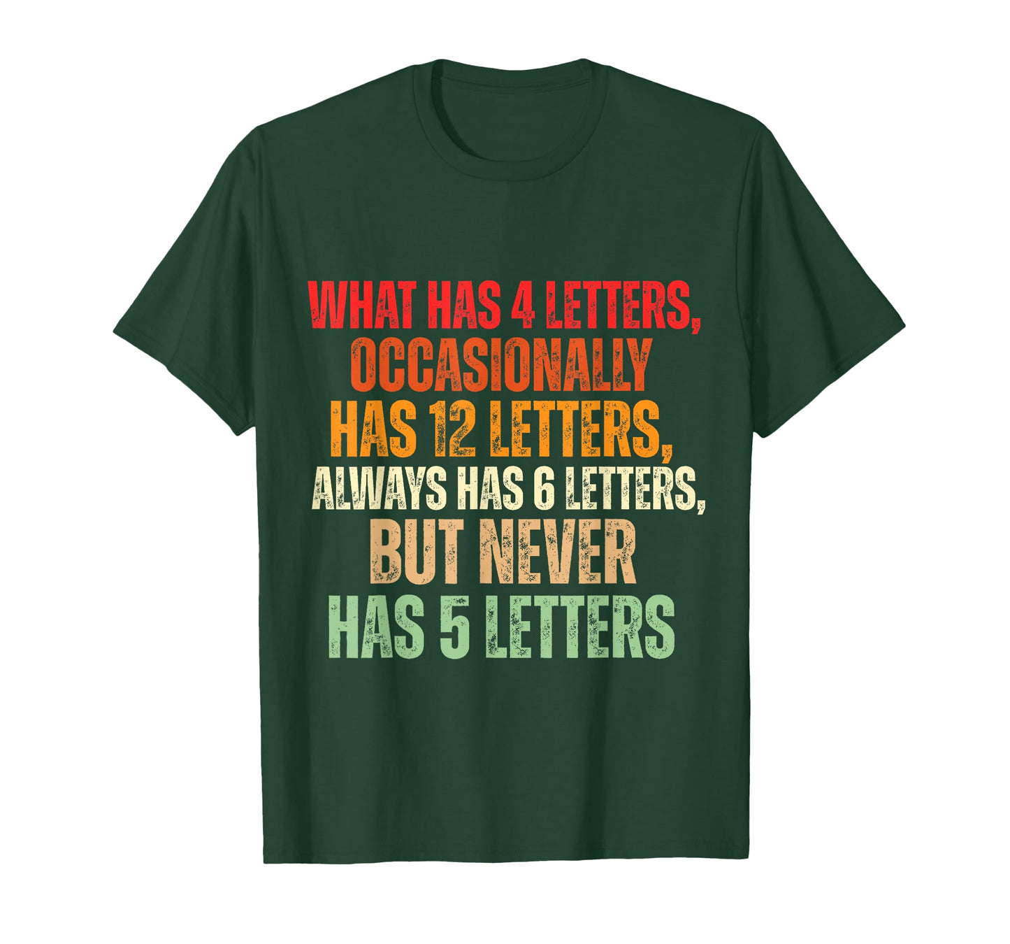 Funny Riddle Wordplay Joke for Grammar Nerds and Teachers T-Shirt