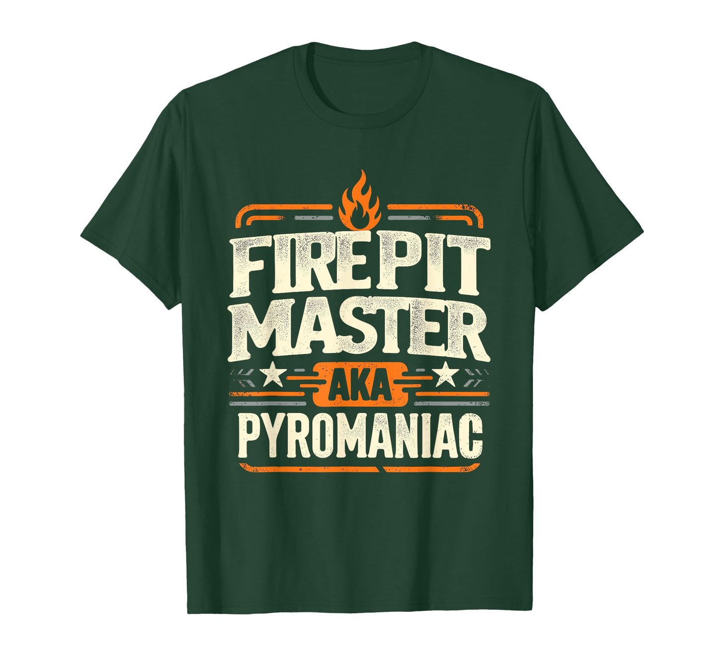 Fire Pit Master Pyromancy Pyrotechnics Fire Pit Lover Camper T-Shirt